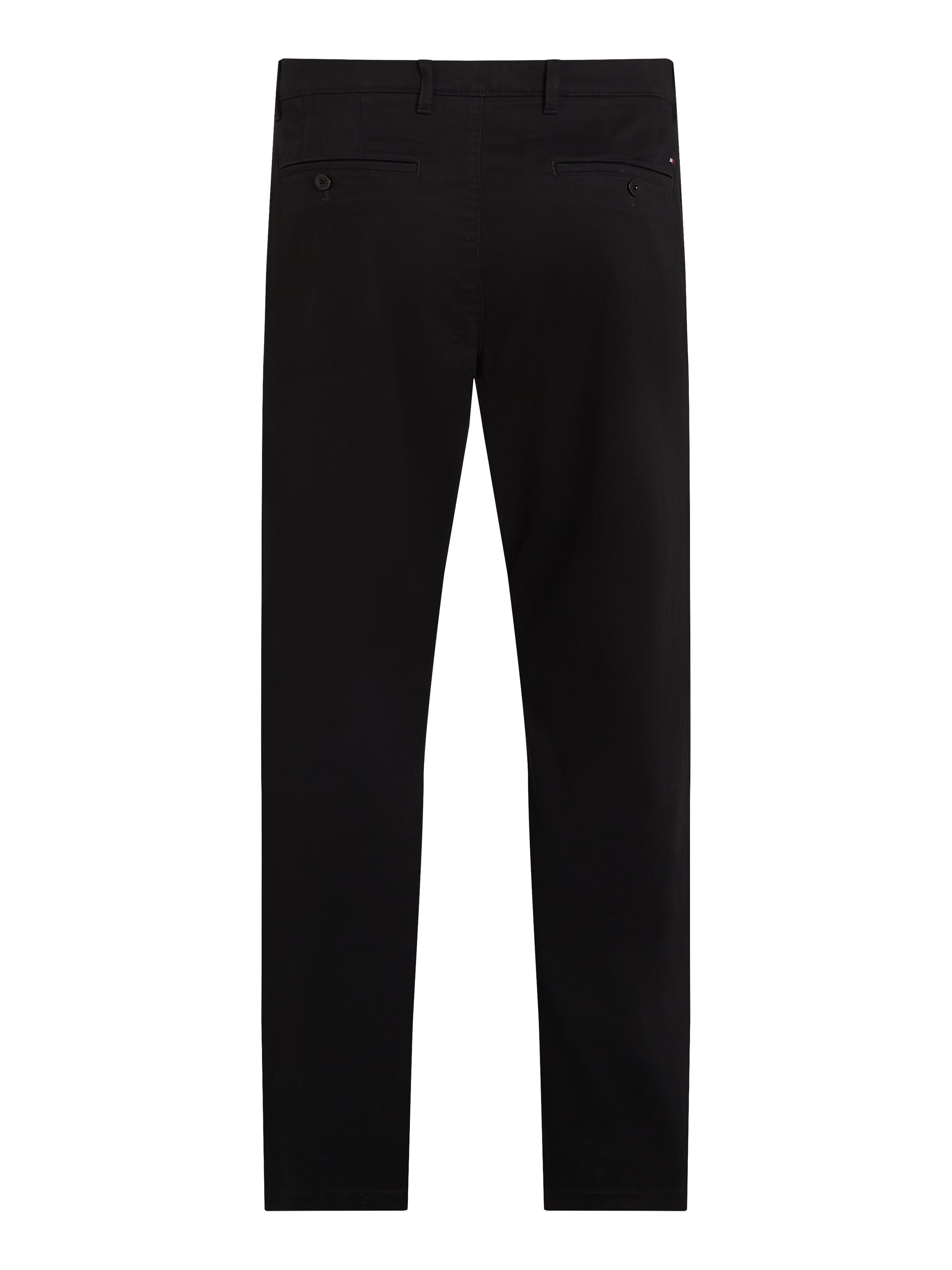 Tommy Hilfiger Chinohose »DENTON CHINO SATIN«, mit Gesässtaschen mit Knopf, Logostickerei