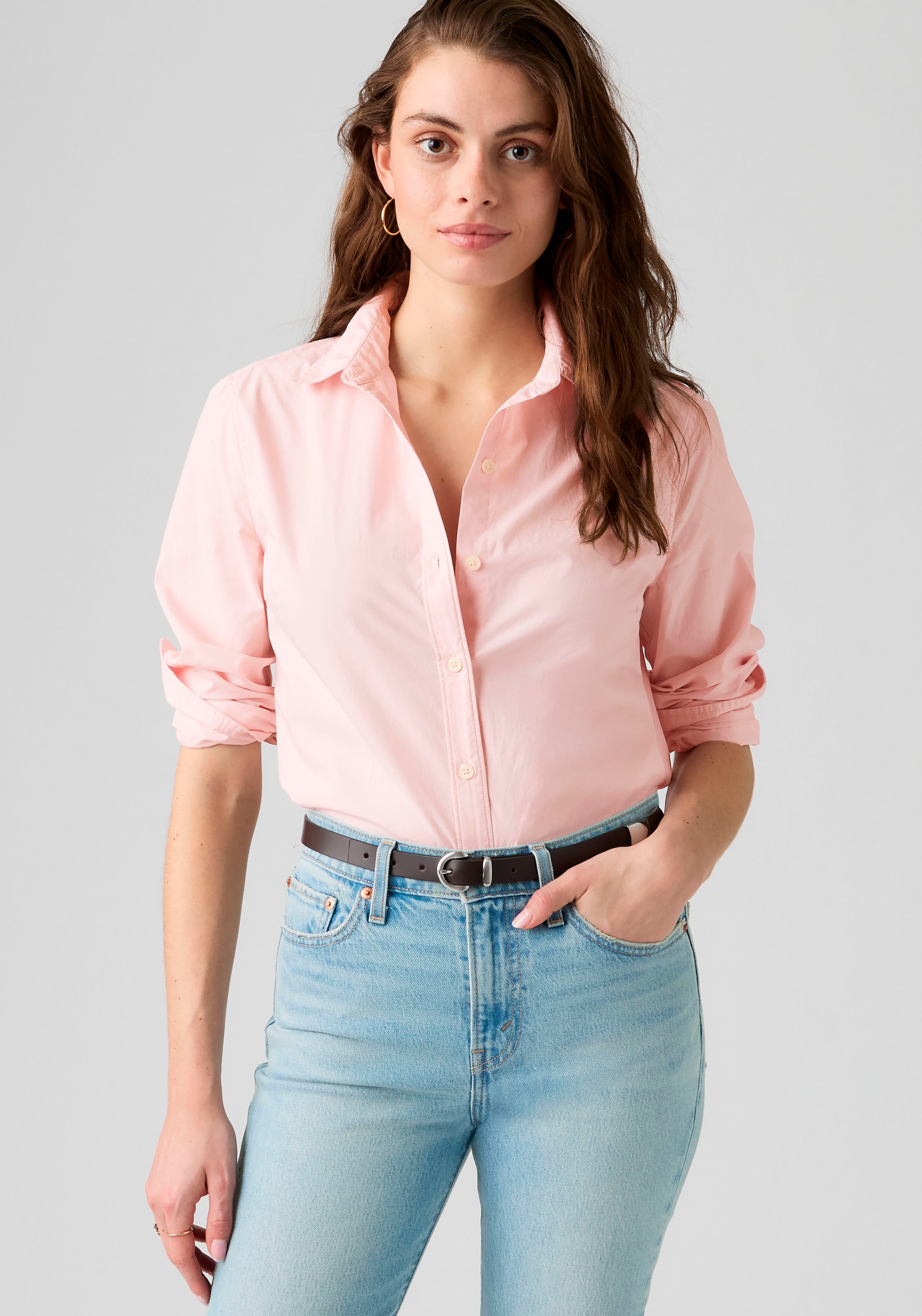 Levi's® Blouse chemise »CARLILE CLASSIC POPLIN SHIRT« Col classique de chemise