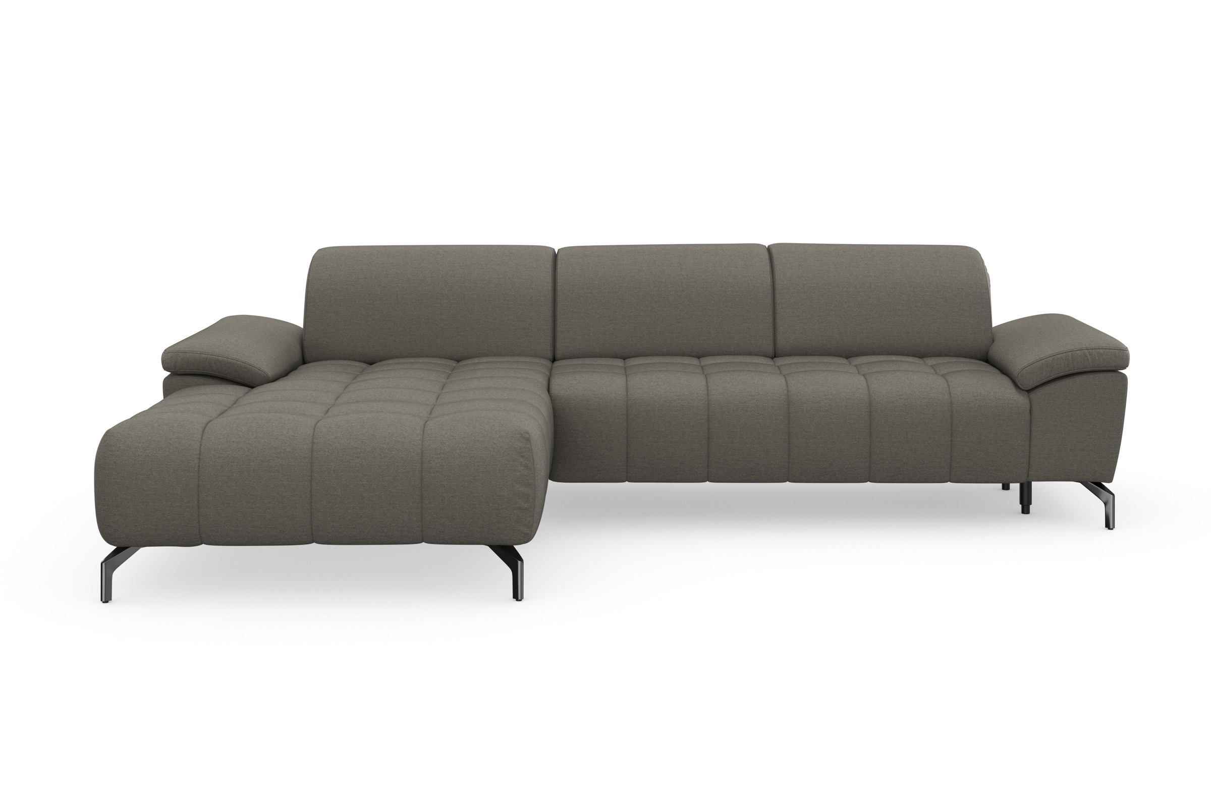 sit&more Ecksofa »Cool L-Form«, wahlweise mit Kopfteilverstellung und Vorziehsitz, motorisch