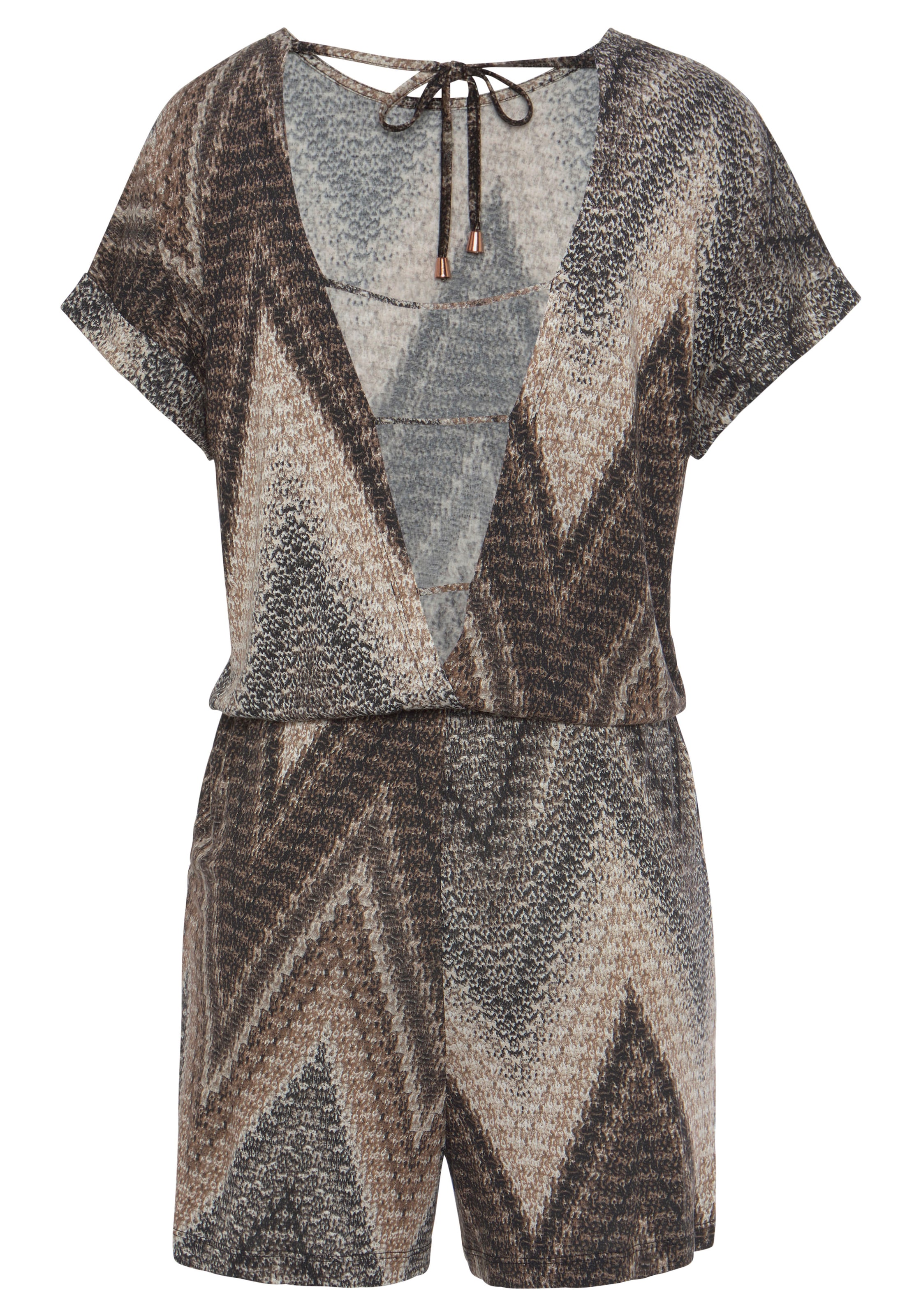 LASCANA Combinaison courte , mit tiefem Rückenausschnitt
