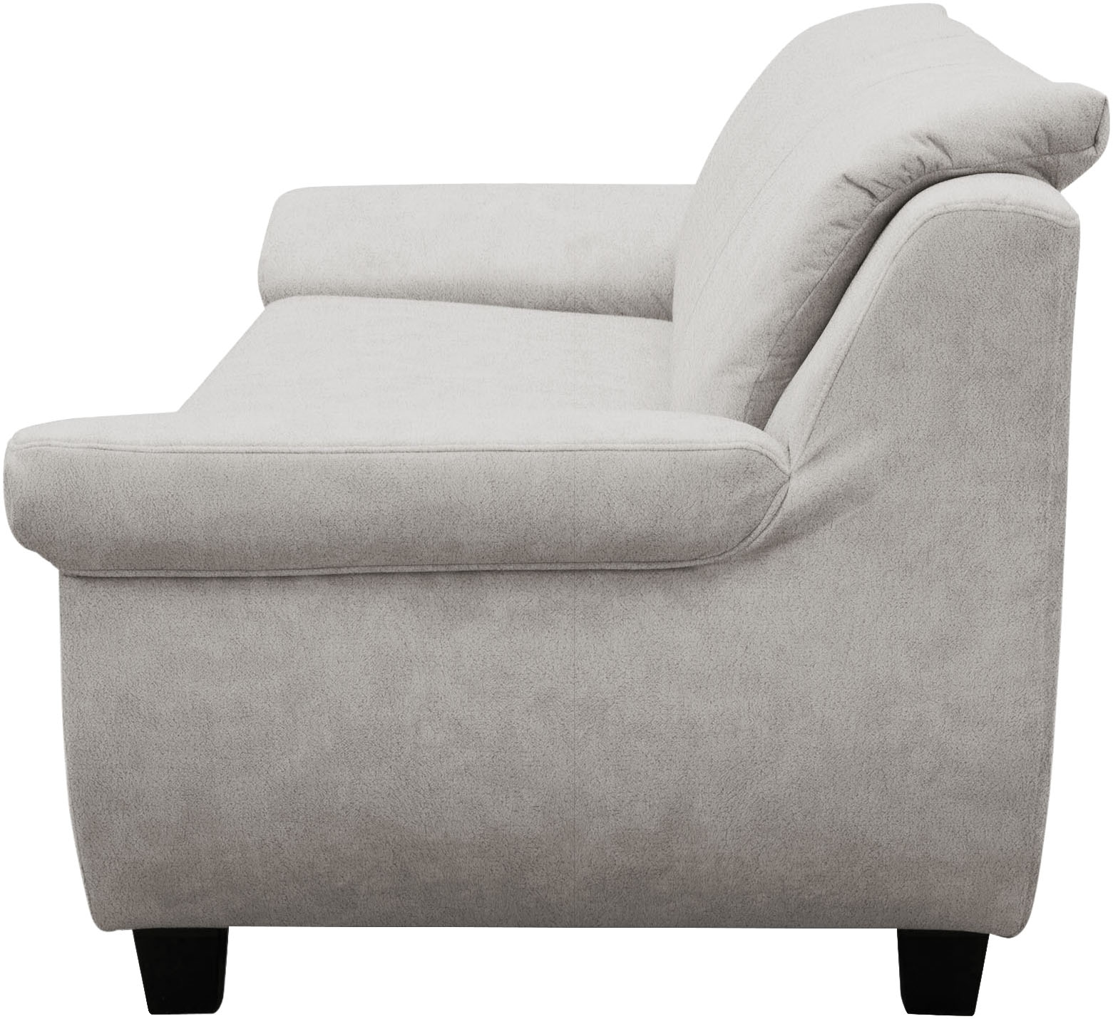 GOODproduct 3-Sitzer »Sillkeborg 207 cm, formschönes Sofa mit dunklen Füssen« aus pflegeleichtem, weichem Luxus-Microfaser