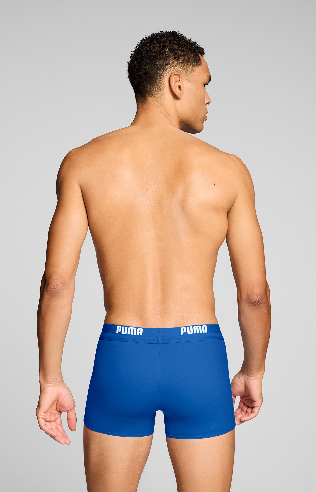 PUMA Maillot de bain »PUMA SWIM MEN LOGO TRUNKS« elastischer Logobund mit integriertem Kordelzug