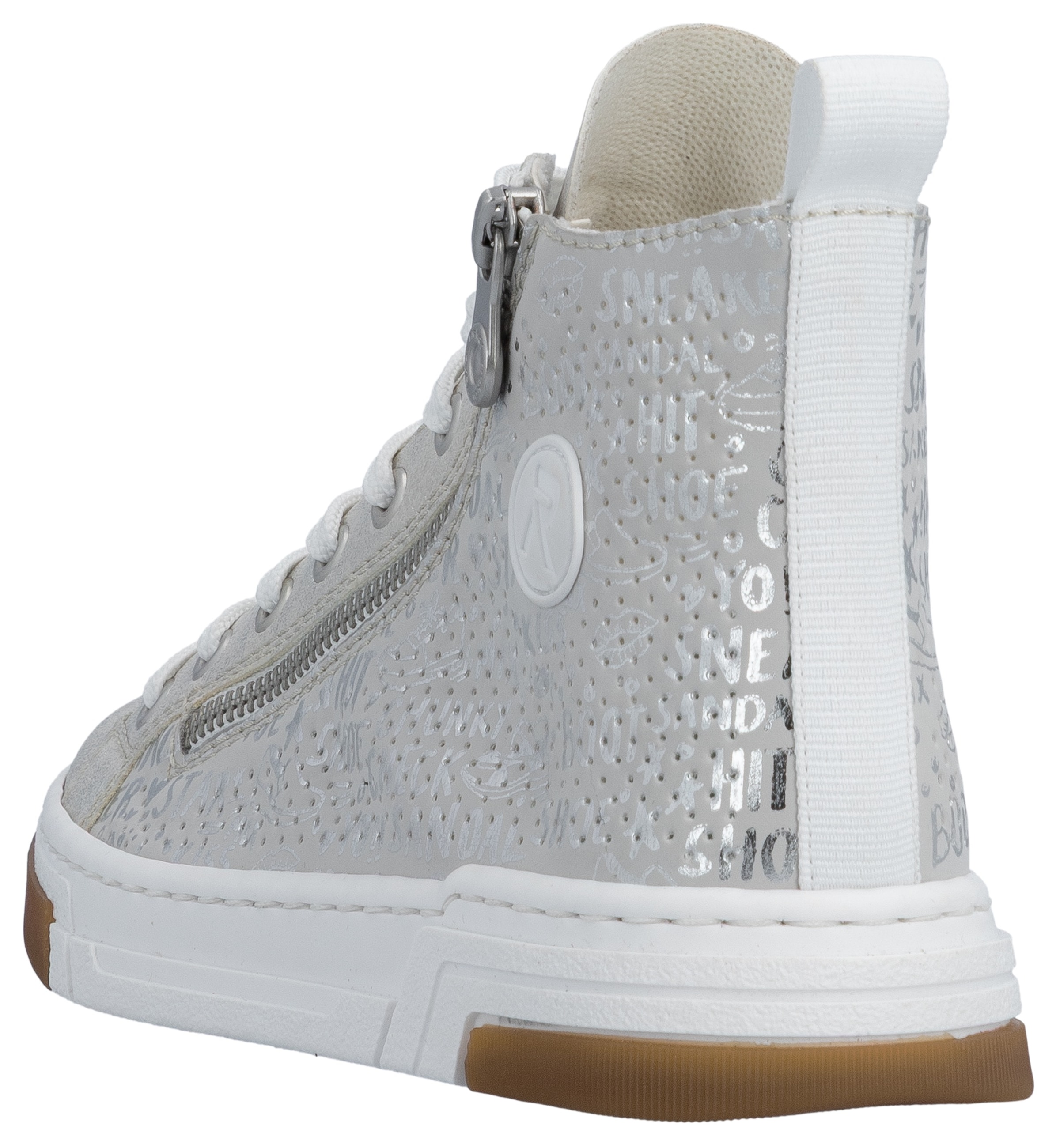 Rieker Sneakers  High Top-Sneaker, Freizeitschuh, Schnürschuh mit Plateausohle