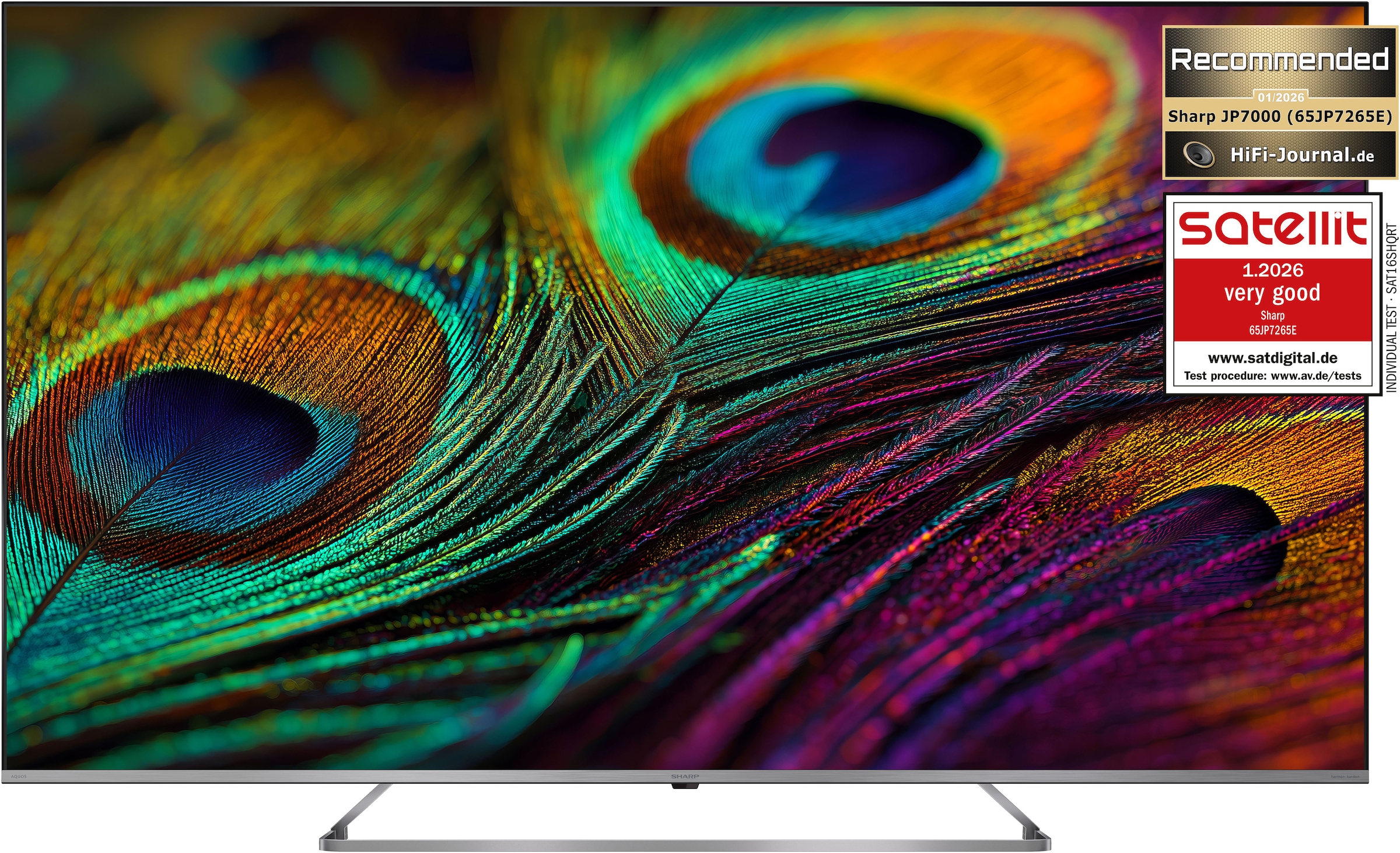 Sharp Mini téléviseur LED QLED »4T-C65JPx« 164 cm/65 ″