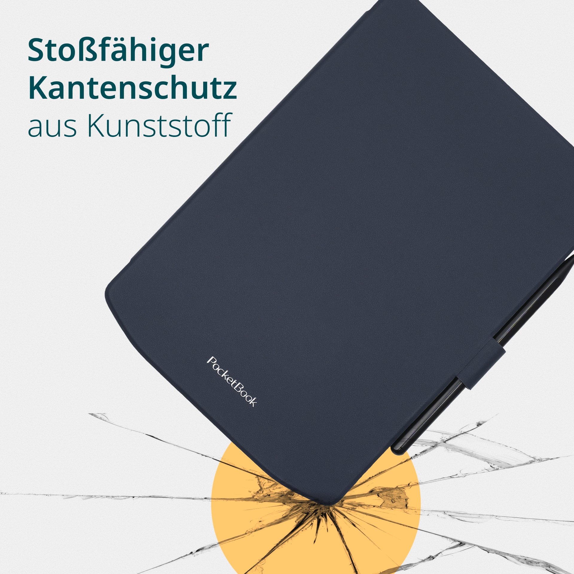 PocketBook E-Reader-Hülle »Shell Cover für PocketBook InkPad X / InkPad X Pro«, Backcover, Schutzhülle, E-Book-Hülle, Case, Schutzcase, stossfest