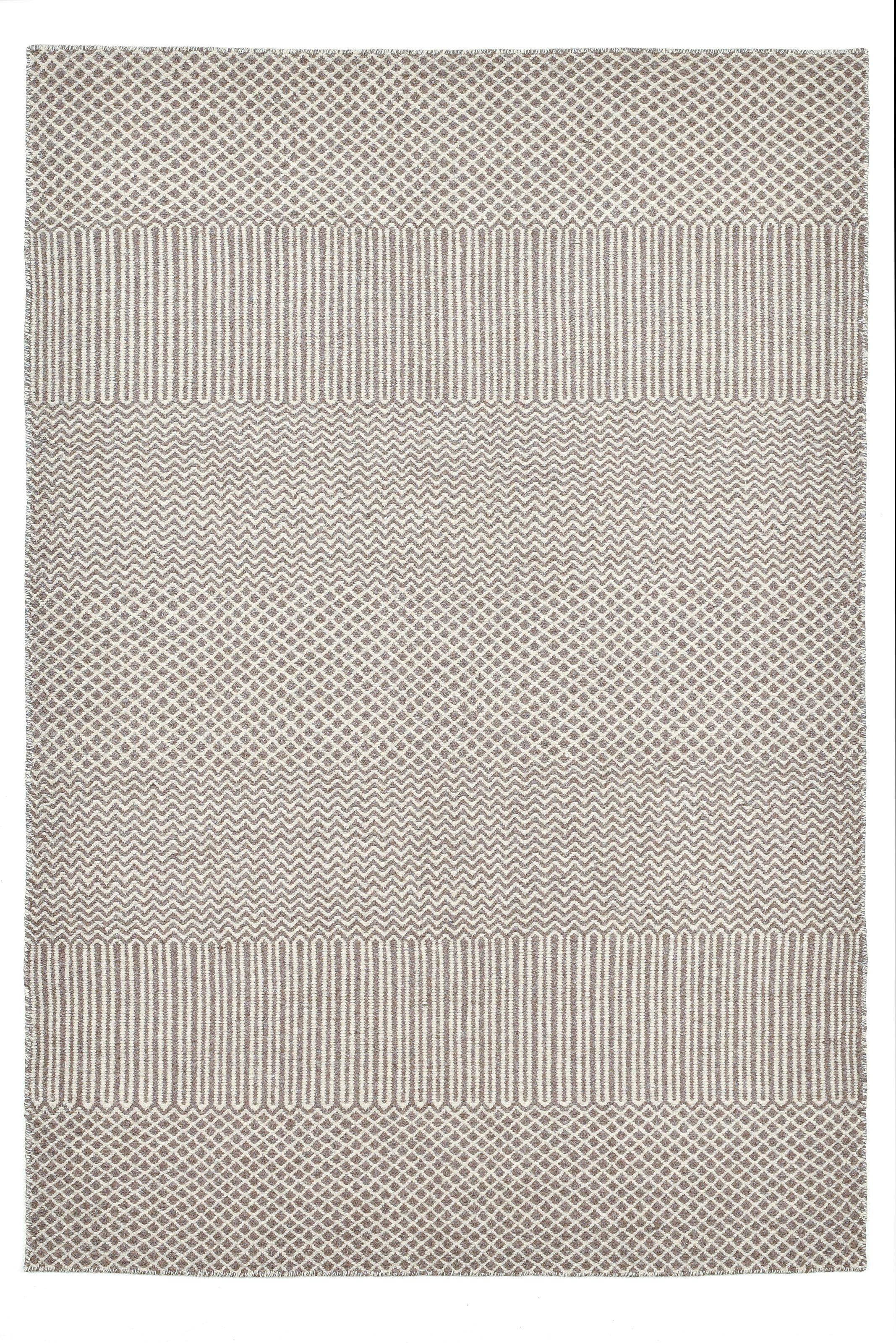 Image of GOODproduct Wollteppich "Edling" rechteckig 10 mm Höhe Handweb Teppich, reine Wolle, modernes Design, Scandi, Wohnzimmer
