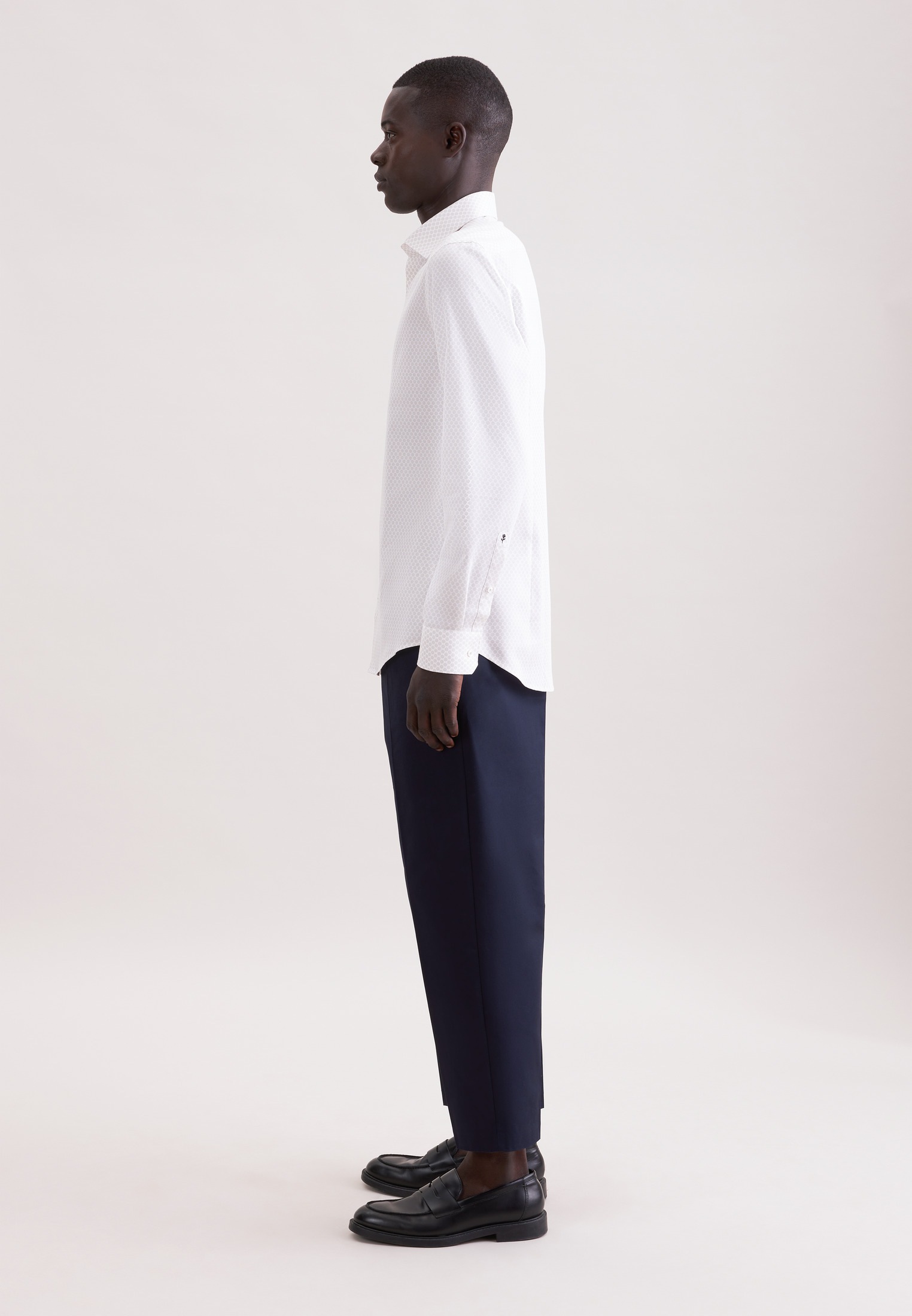 seidensticker Businesshemd »Schwarze Rose« Slim 1/1 Kentkragen Druck