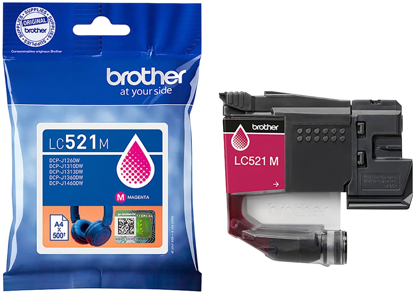Brother Cartouche d'encre »LC521M«