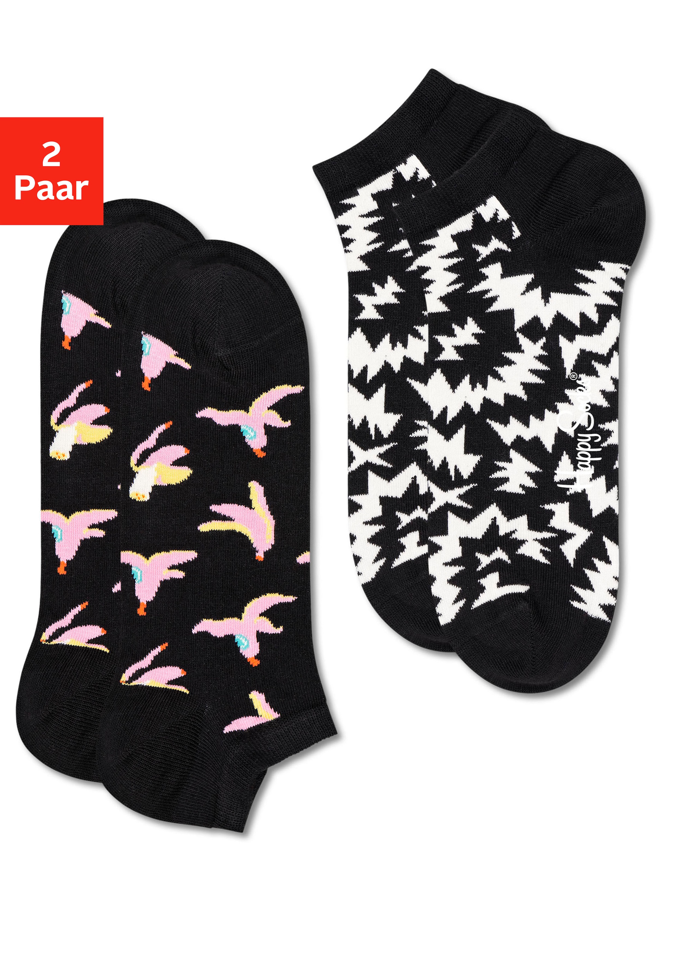 Image of Happy Socks Sneakersocken »Banana Break«, (2 Paar), mit angesagten Motiven bei Ackermann Versand Schweiz