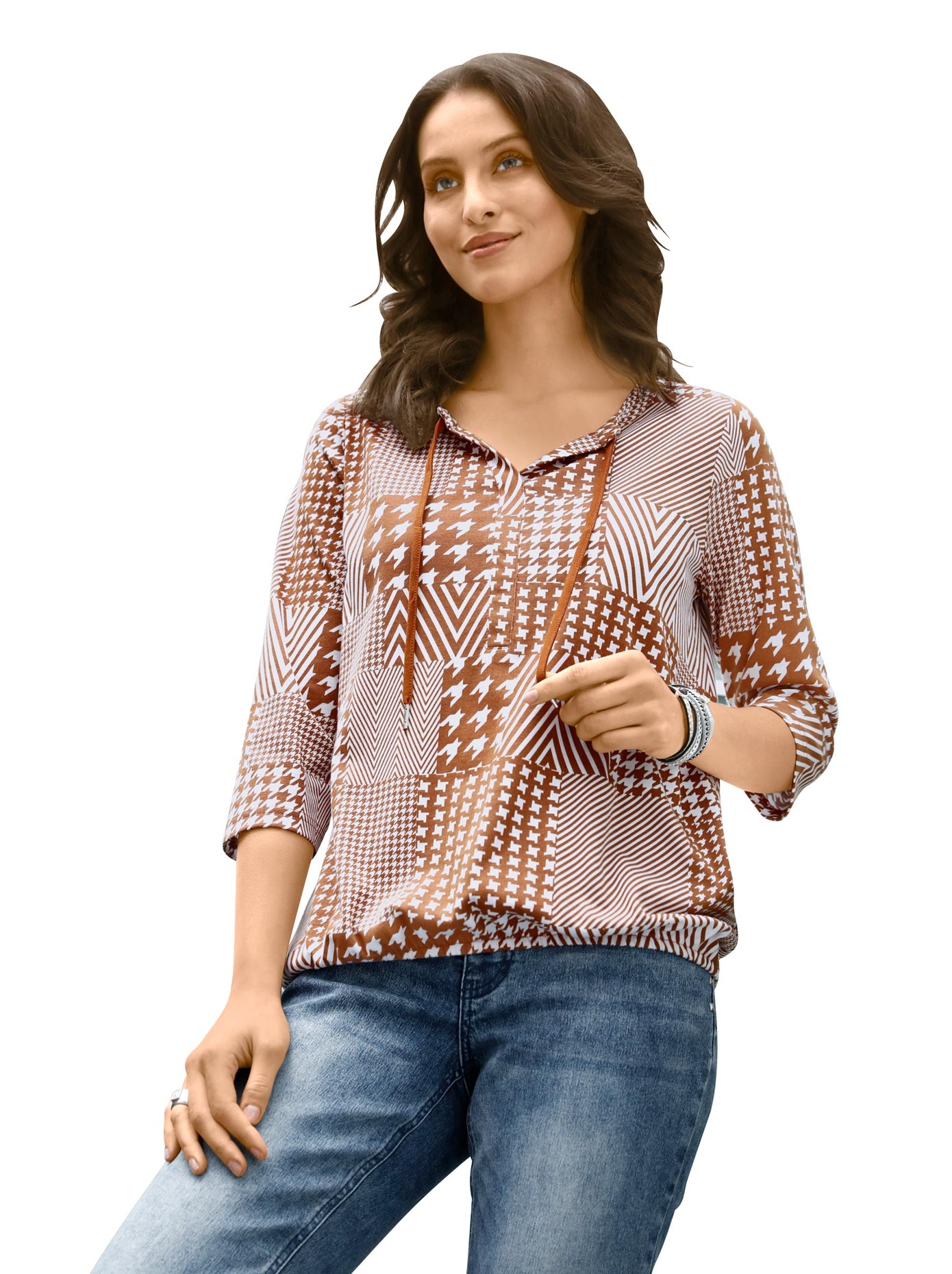 Image of Inspirationen Print-Shirt »Druck-Shirt«, (1 tlg.) bei Ackermann Versand Schweiz