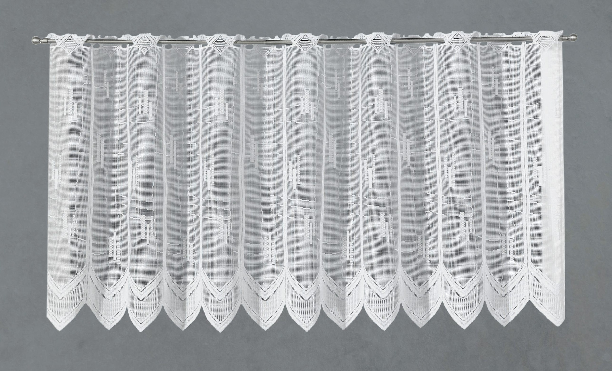 Image of VHG Scheibengardine »Isabelle«, (1 St.), Stablöcher, grafisches Design, Jacquard bei Ackermann Versand Schweiz