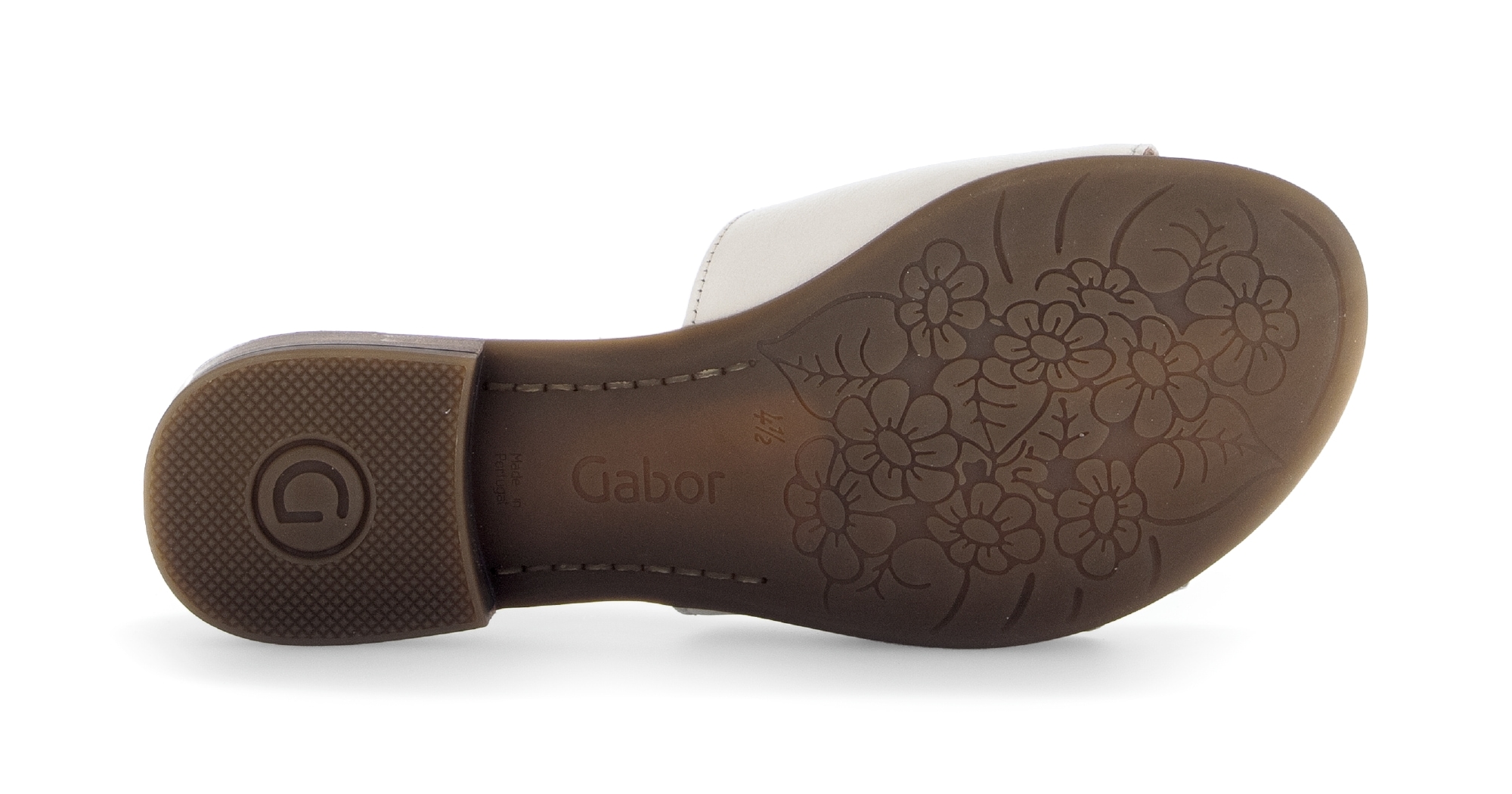 Gabor Pantolette »Rhodos«  Blockabsatz, Sommerschuh, Schupfschuh in Weite G (= weit)