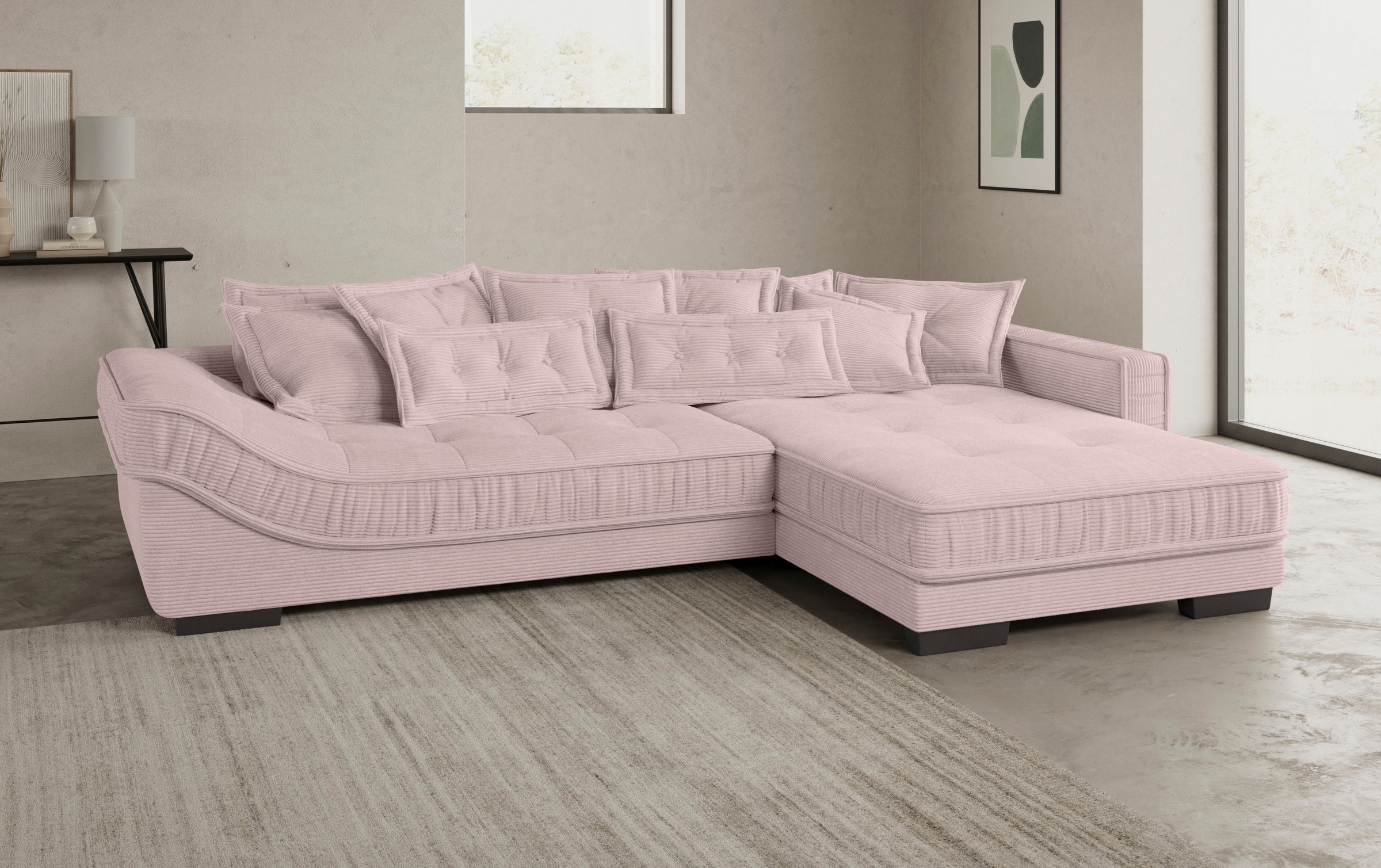 Mr. Couch Ecksofa »Diwan II DuraFlex L-Form«, DuraFlex-Kaltschaumpolsterung, bis 140 kg, 4 Bezugsqualitäten