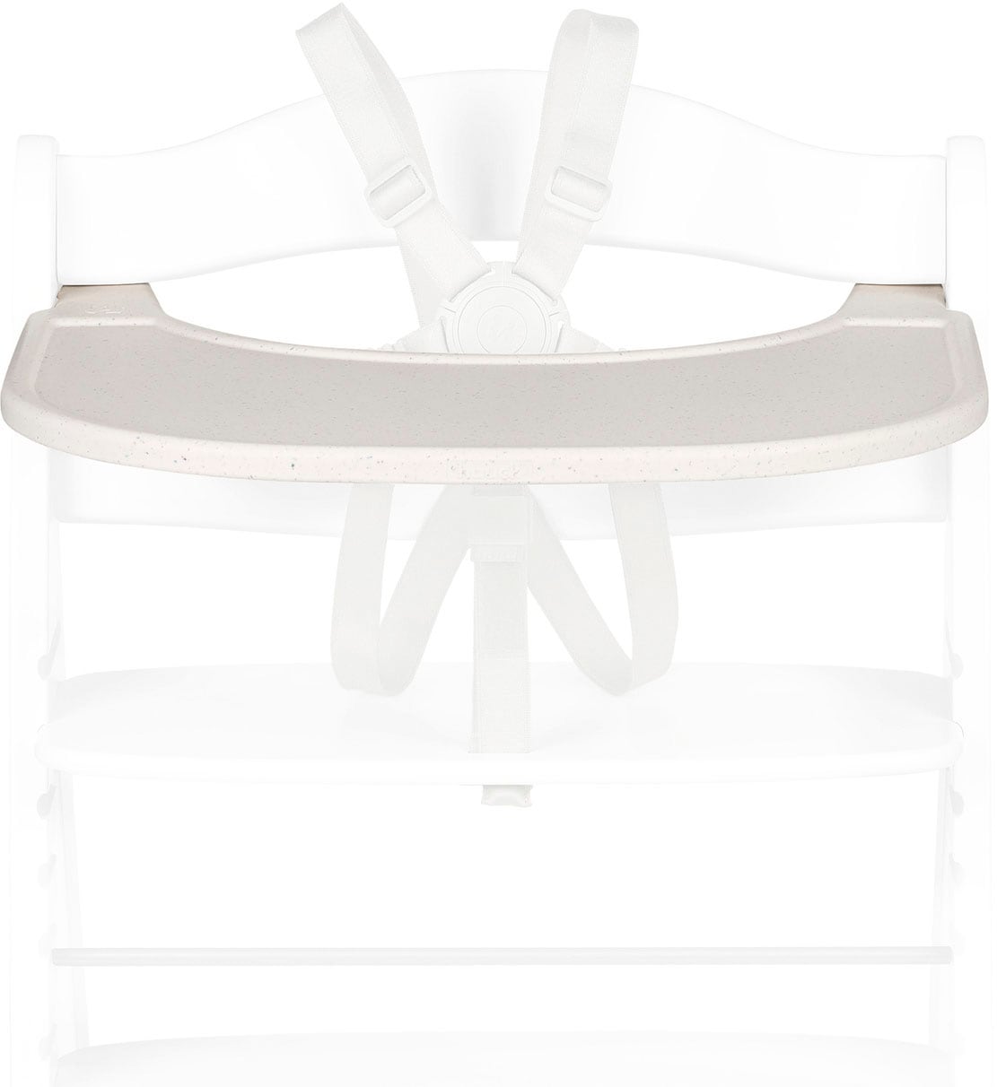 Hauck Plateau de chaise haute »Alpha Click Tray, Speckle Beige« aus recyceltem Material