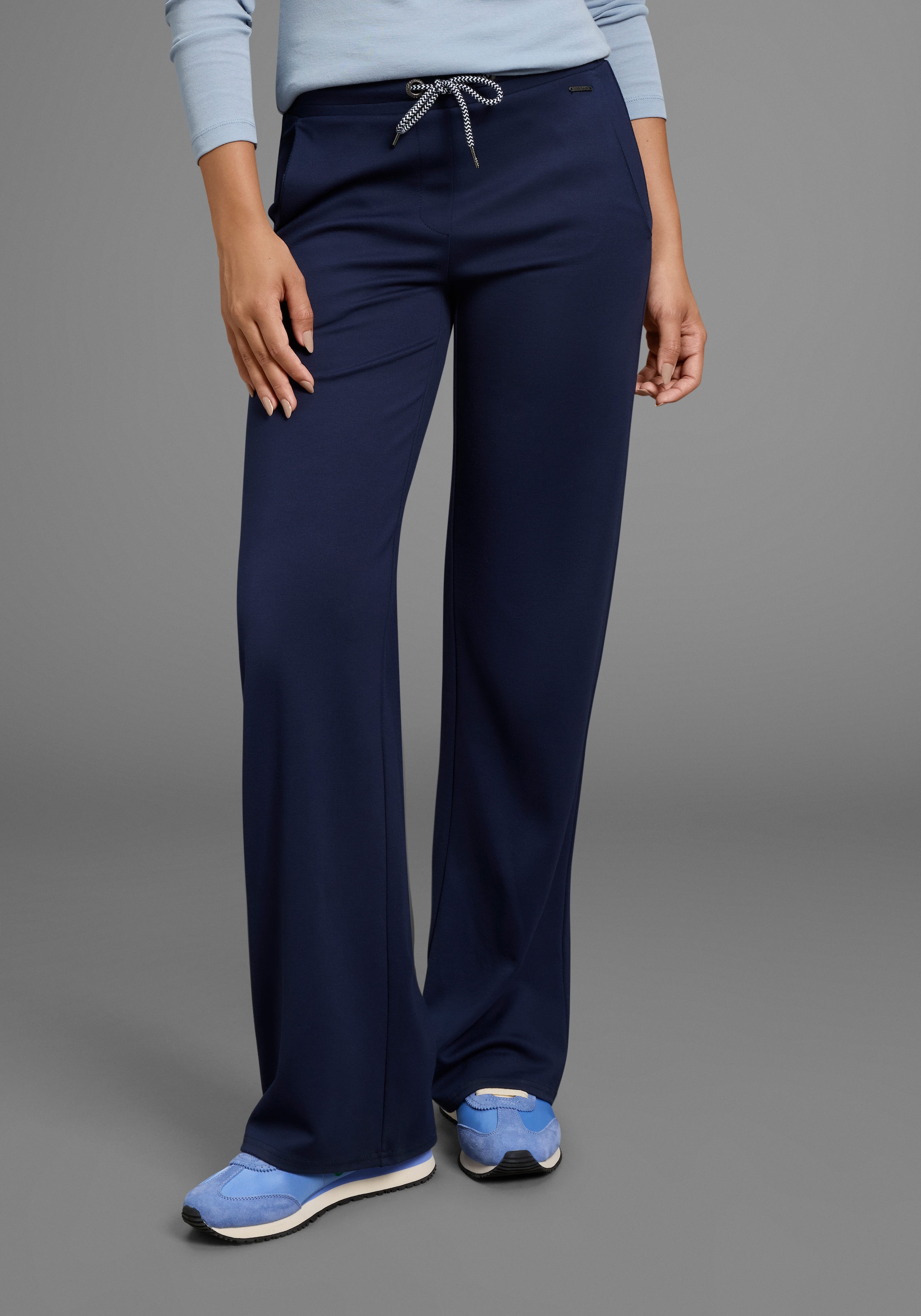 Image of KangaROOS Palazzohose im Loose Fit mit Kordelzug