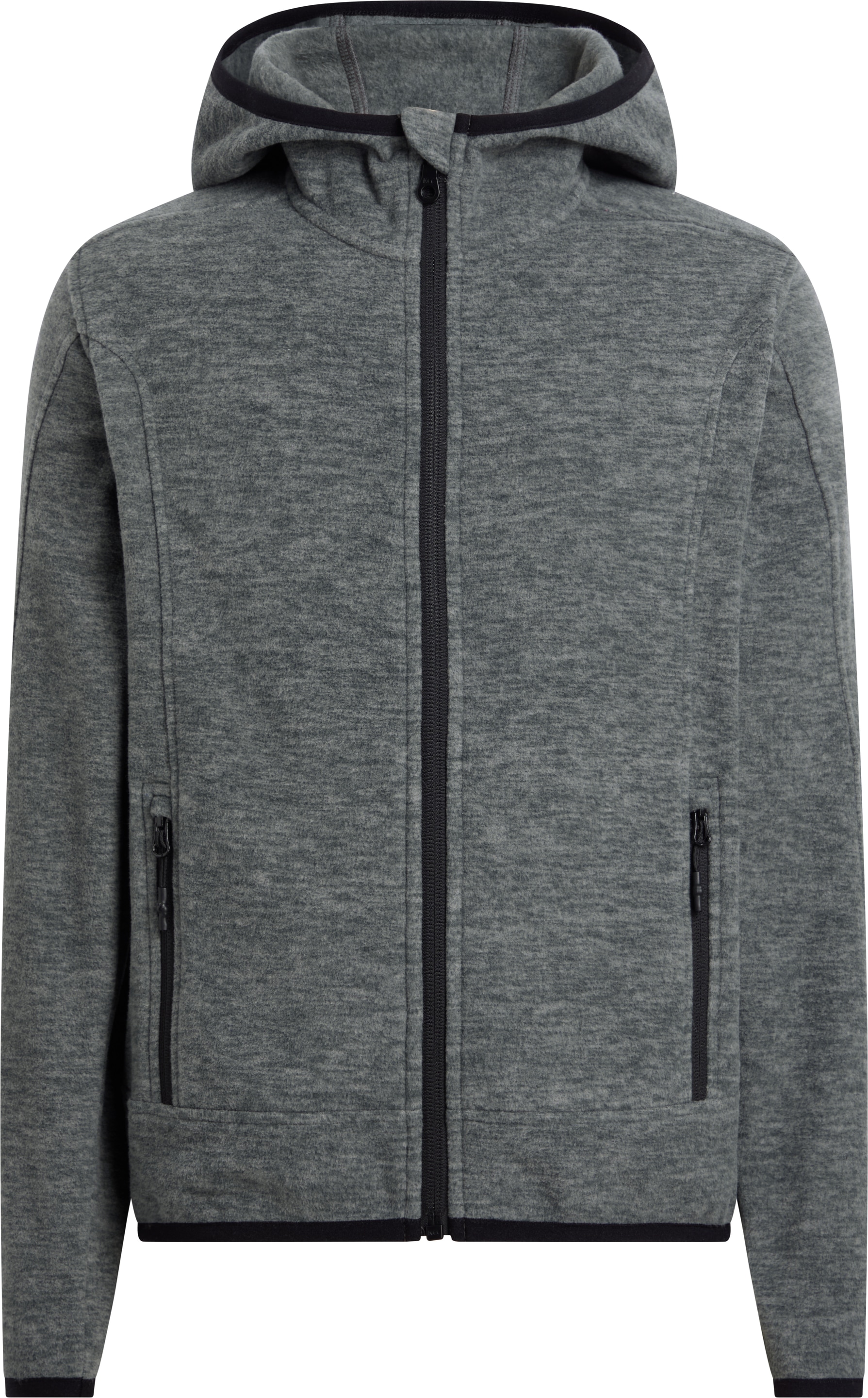 McKINLEY Fleecejacke »JU.-FLEECE-JACKE CHOCO FZ HD FL B« mit Kapuze mit Kapuze, Reissverschlusstaschen, elastische Kanten