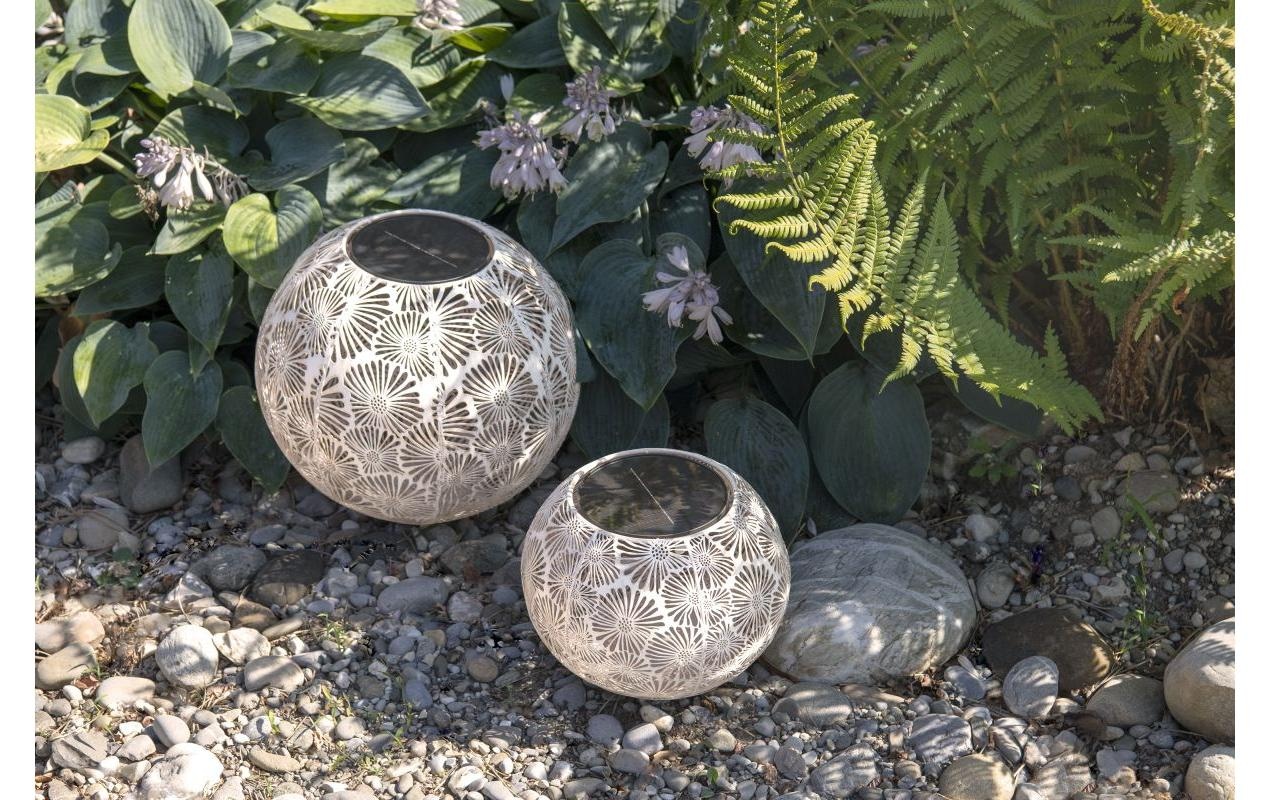 STT Laterne »Ball Blossom 30 cm« Stimmungsvolle Solar-Laterne für den Aussenbereich