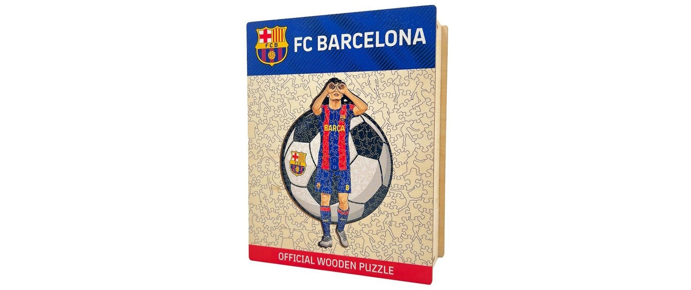   Puzzle »Iconic FC Barcelona – Pedri« Holzart: Birke (Herkunftsland: China)