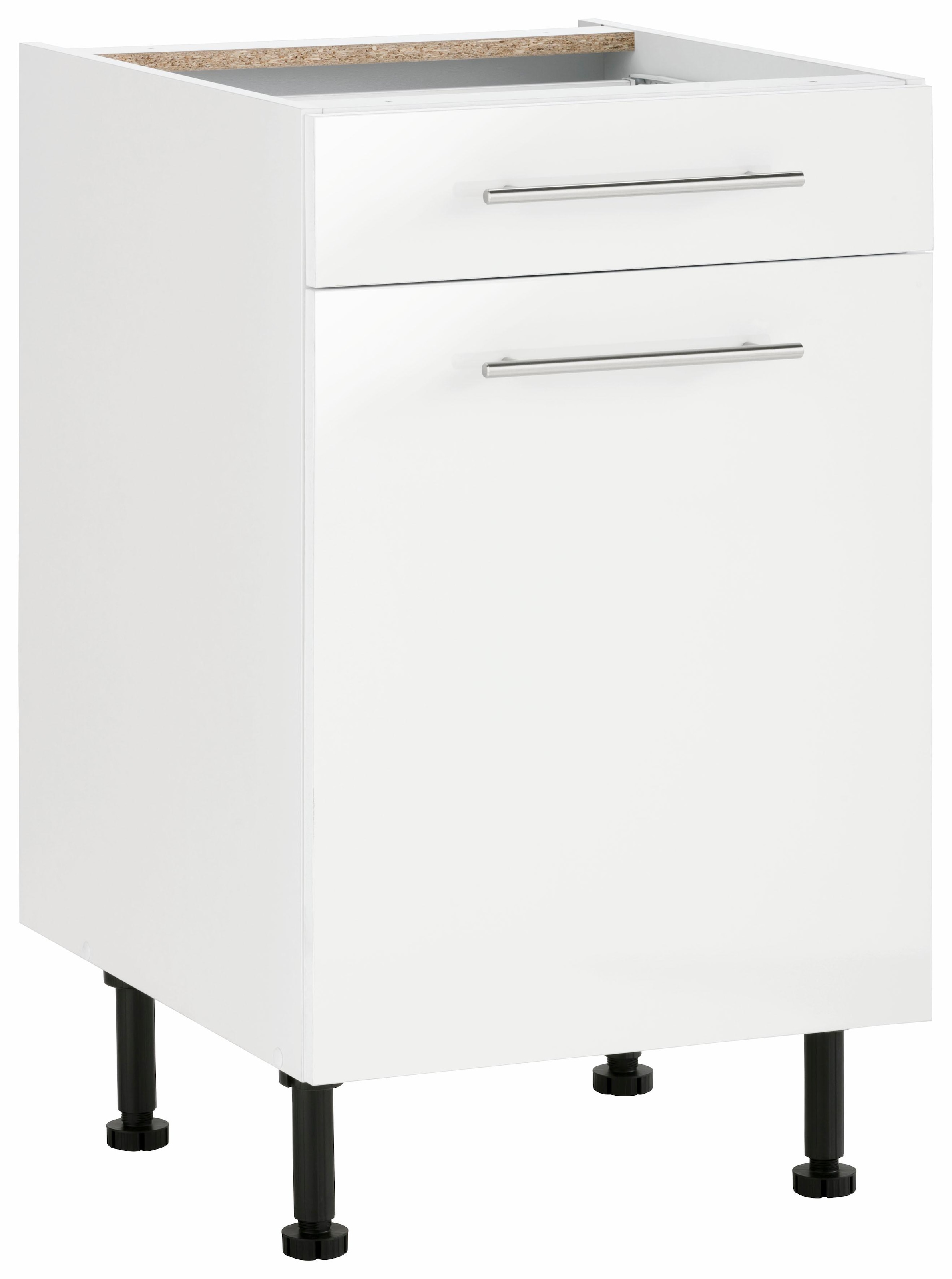 wiho Küchen Unterschrank »Ela«, Breite 50 cm, höhenverstellbare Füsse