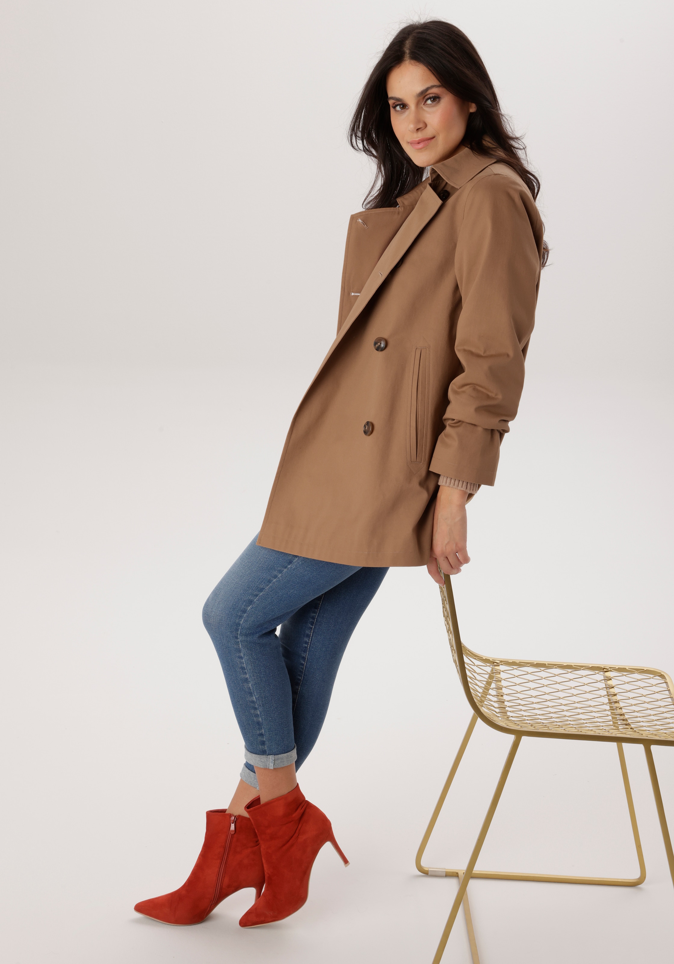 Aniston SELECTED Caban ohne Kapuze mit zwei Eingriffstaschen - NEUE KOLLEKTION