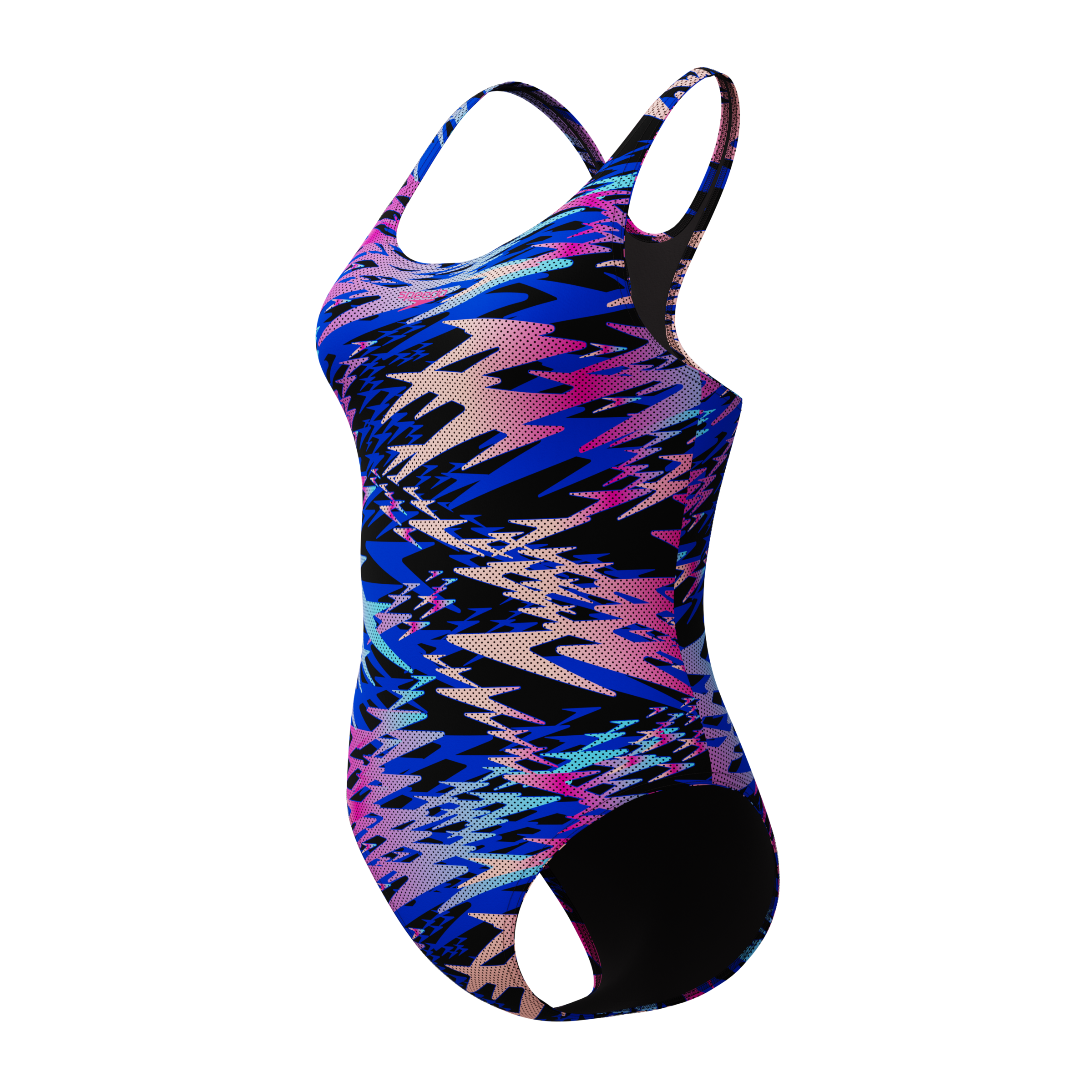 Speedo Badeanzug »HYPERBOOM PRINT MEDALIST 1PC BLK/PNK«
