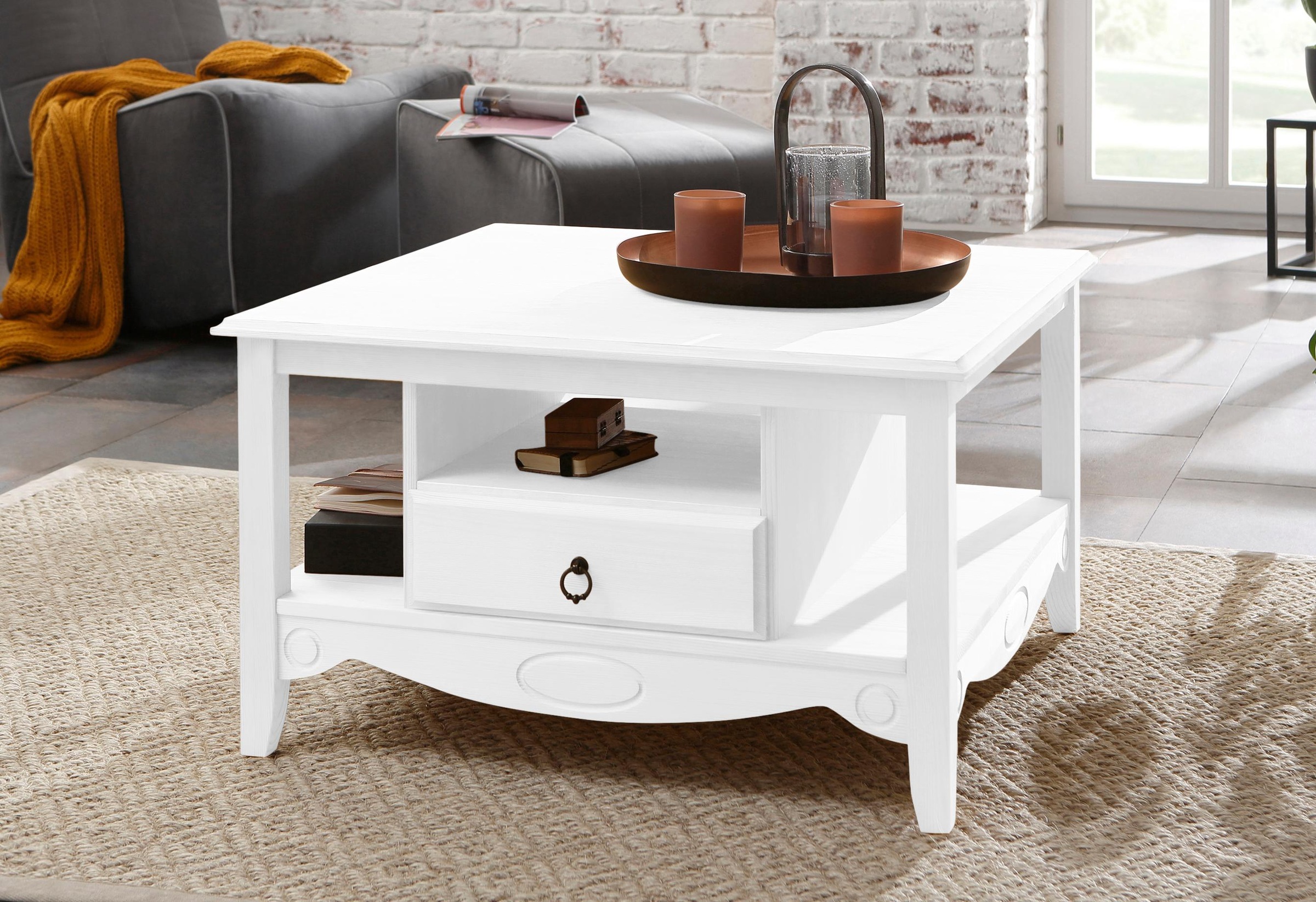 Image of Home affaire Couchtisch »Erida«, aus massiver Kiefer bei Ackermann Versand Schweiz