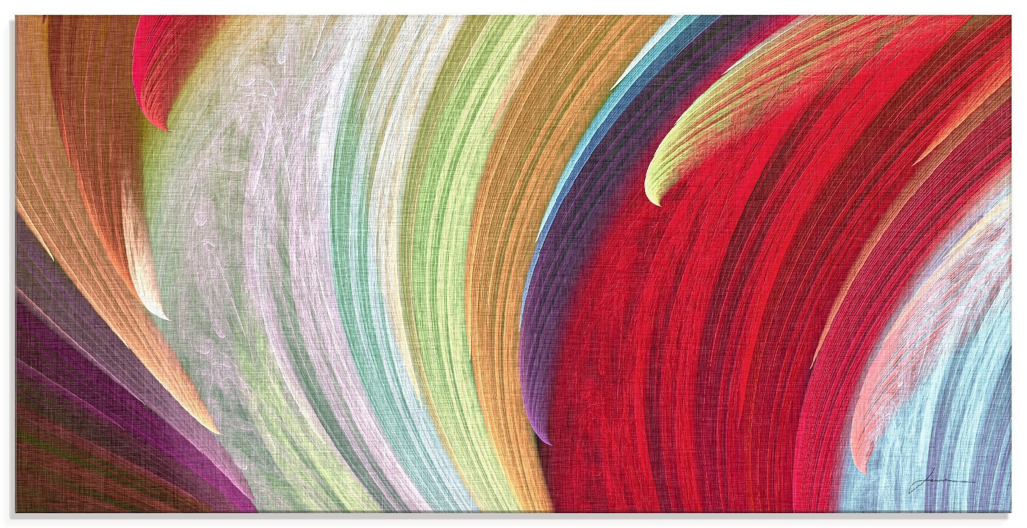 Image of Artland Glasbild »Windwellen I«, Muster, (1 St.) bei Ackermann Versand Schweiz