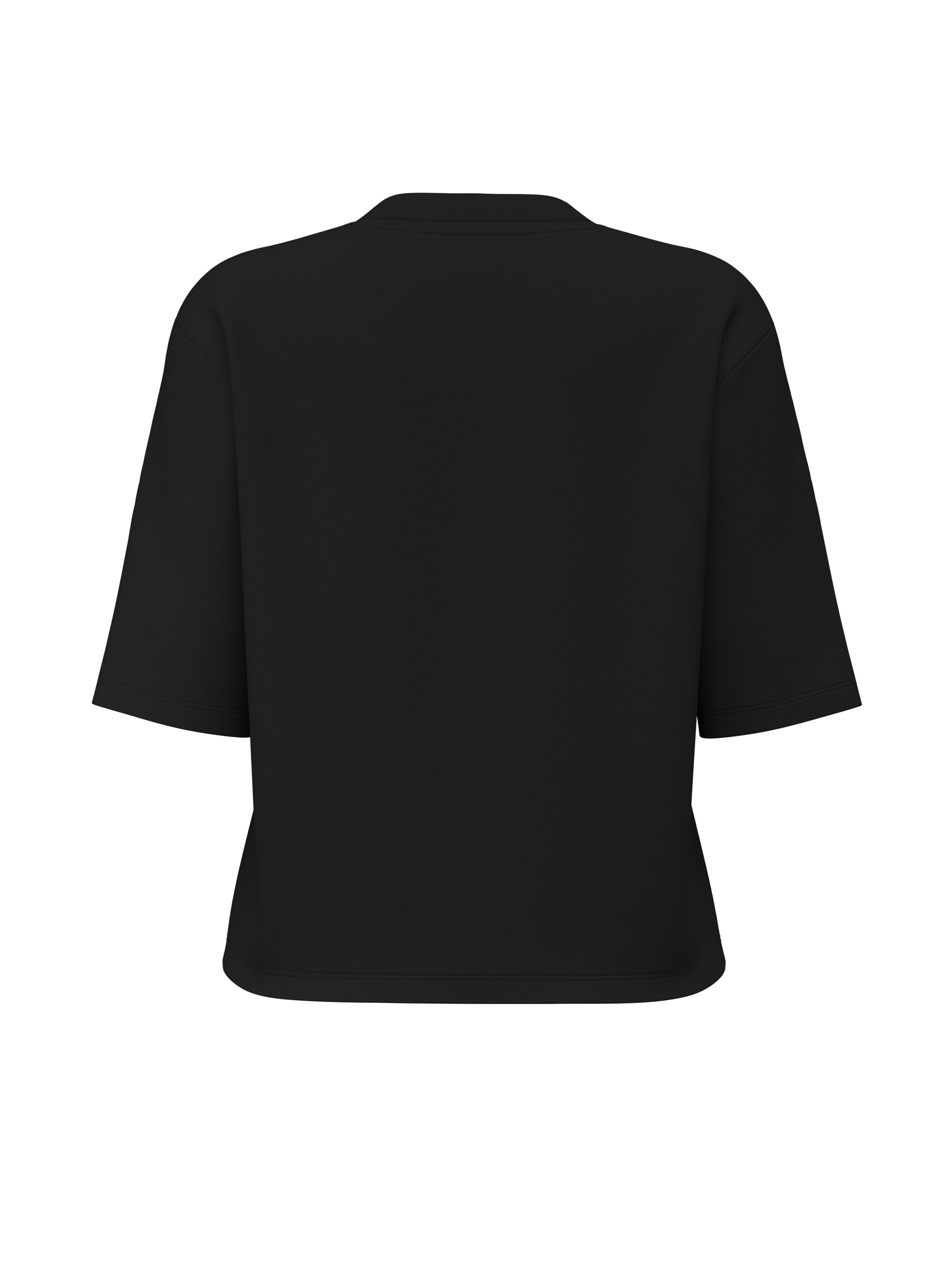 Guess T-Shirt »COLETTE BOXY T-SHIRT« mit Logo-Applikation, Baumwolle
