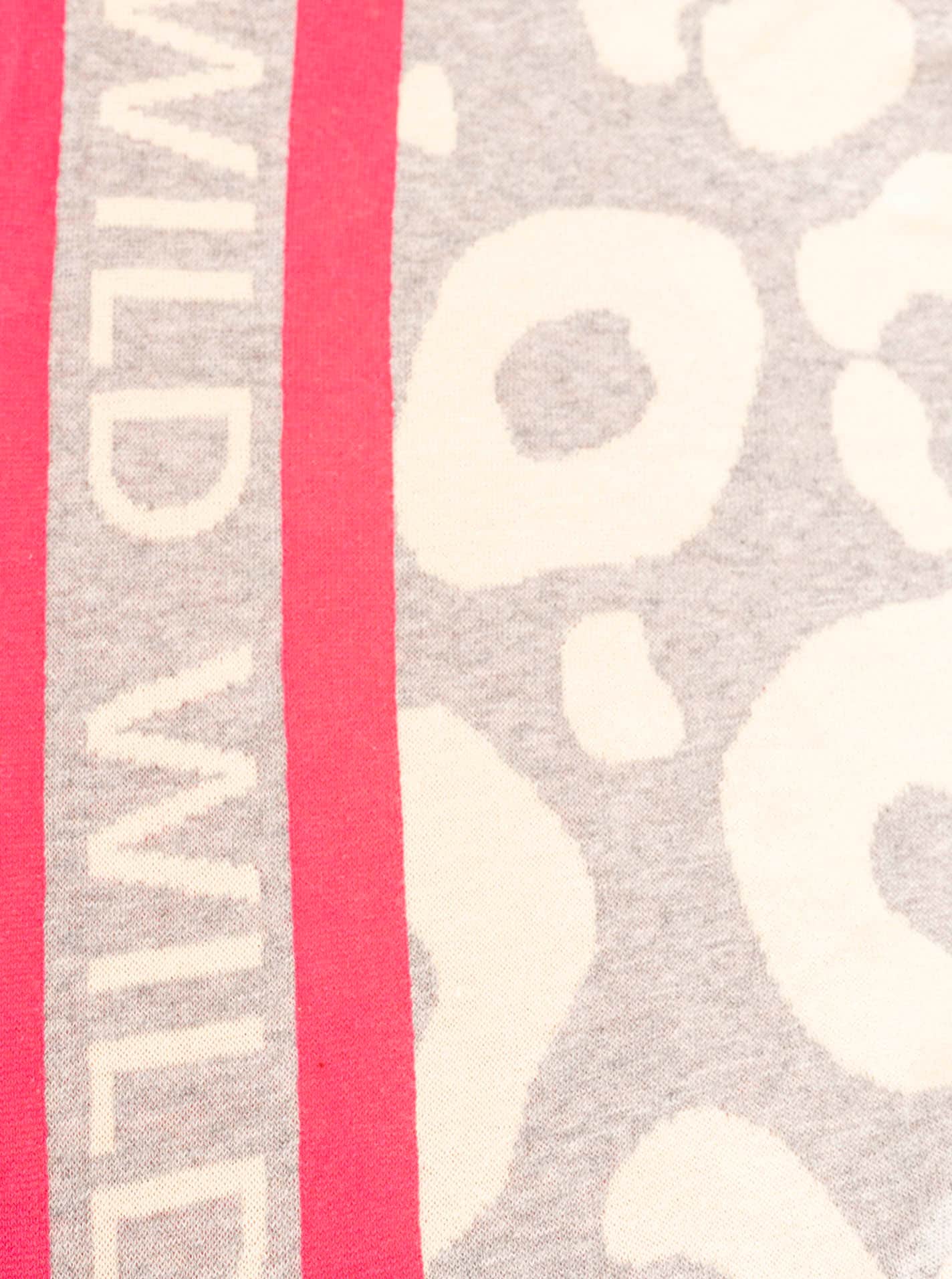 Zwillingsherz Foulard triangulaire »"WILD Leo"« Motif animalier, forme triangulaire classique, inscription sur le bord