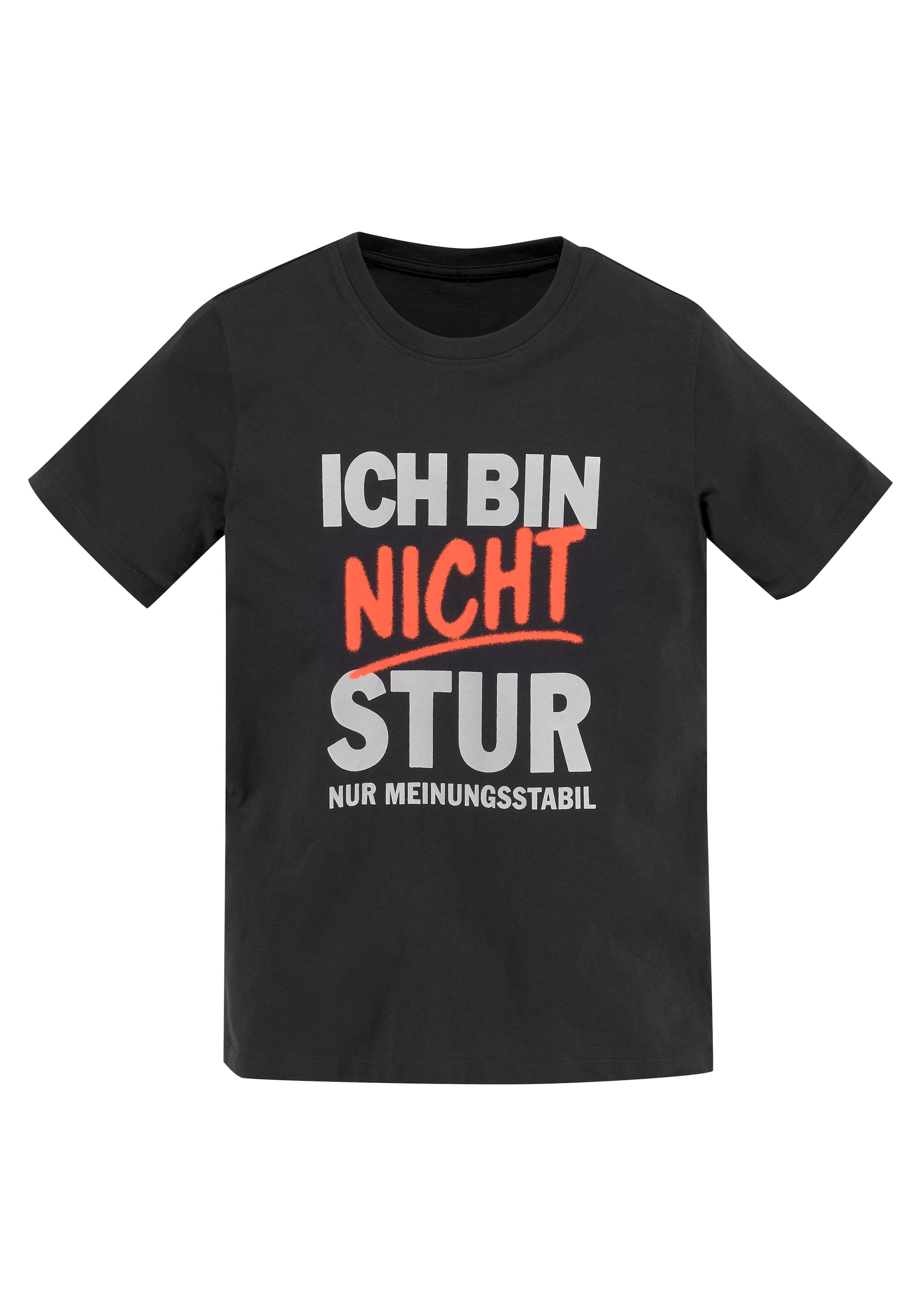 NICHT KIDSWORLD BIN T-Shirt »ICH STUR«, Spruch versandkostenfrei auf