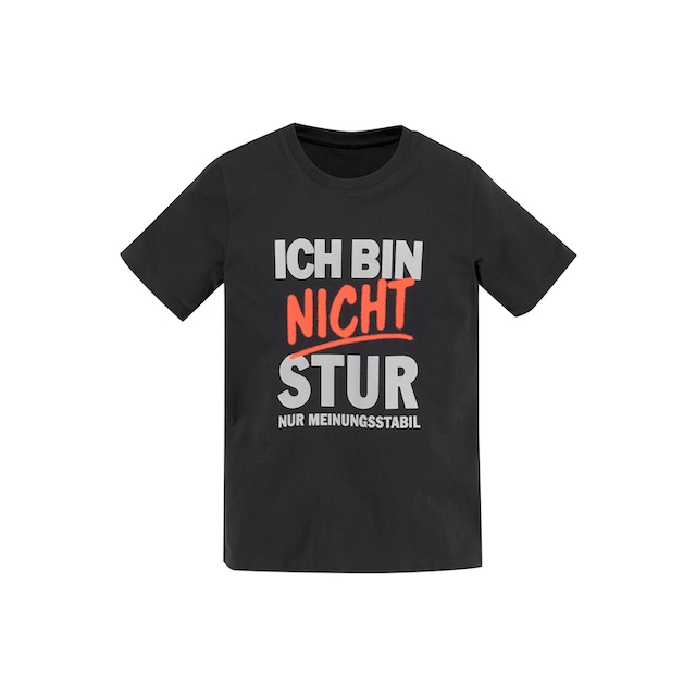 KIDSWORLD T-Shirt »ICH BIN NICHT STUR«, Spruch versandkostenfrei auf