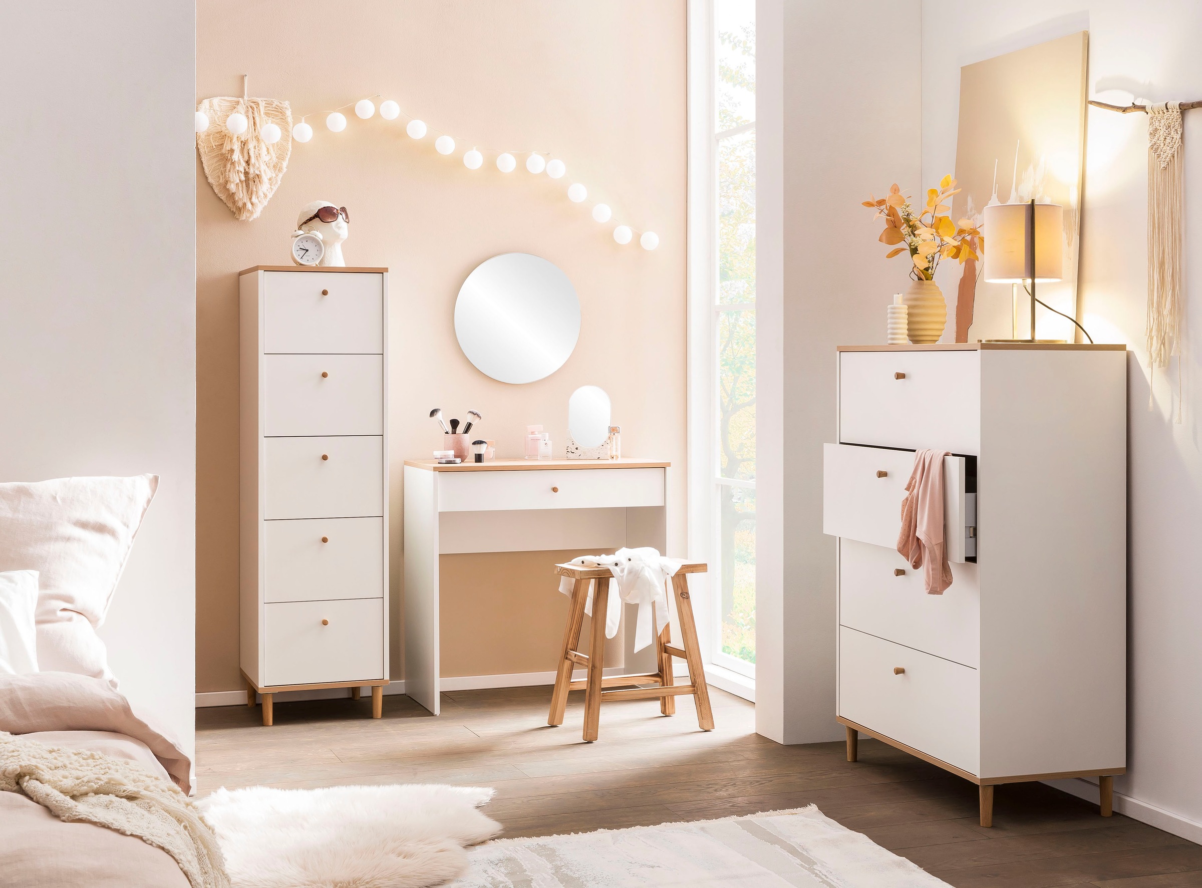 Schildmeyer Kommode "Hilda, Kommode, melaminharzbeschichtet,Made in Germany, B: 40 cm" Solide Verarbeitung - Dieses Produkt ist in Deutschland gefertigt
