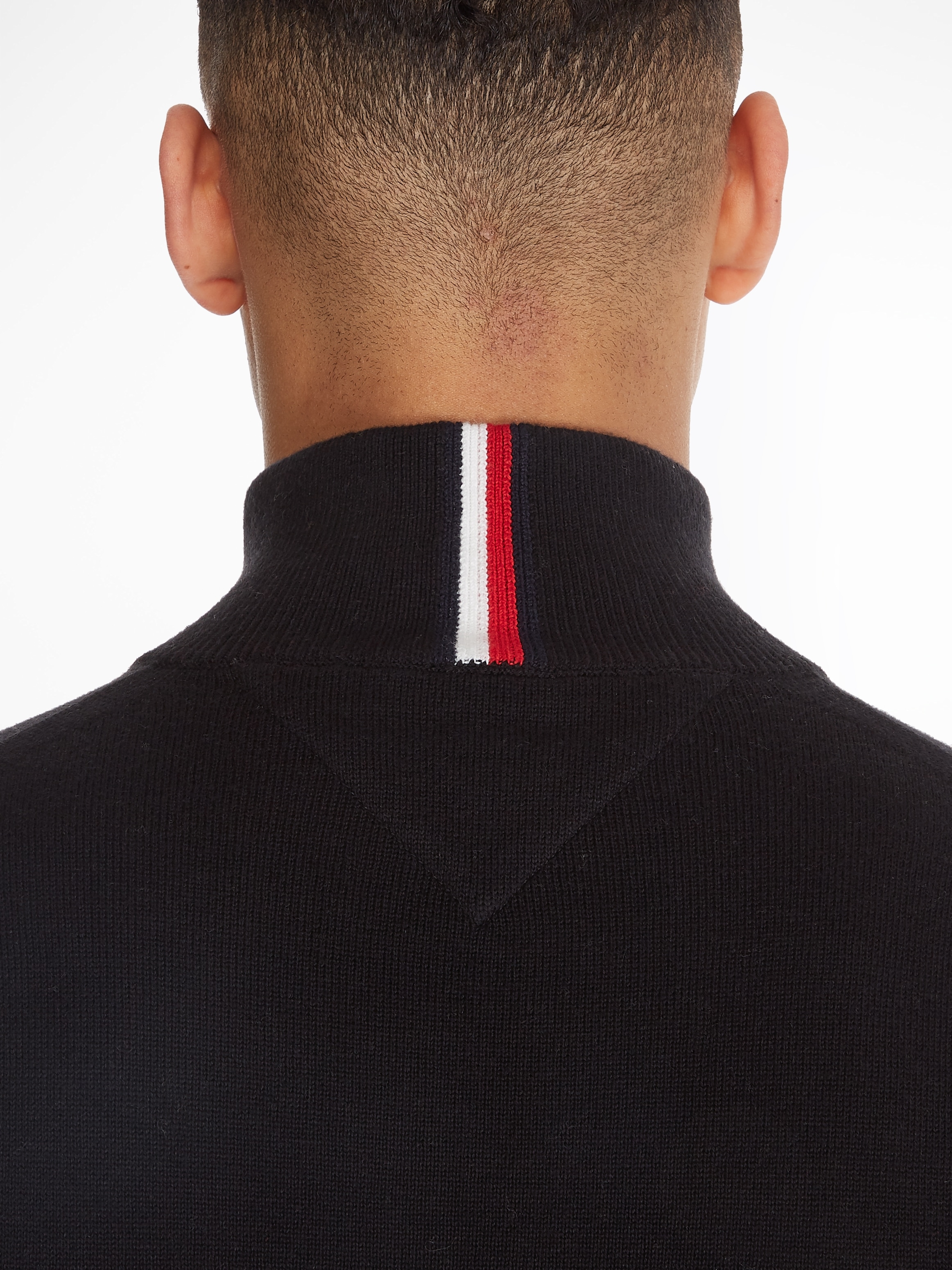 Tommy Hilfiger Troyer »PIMA ORG CTN CASHMERE ZIP MOCK«