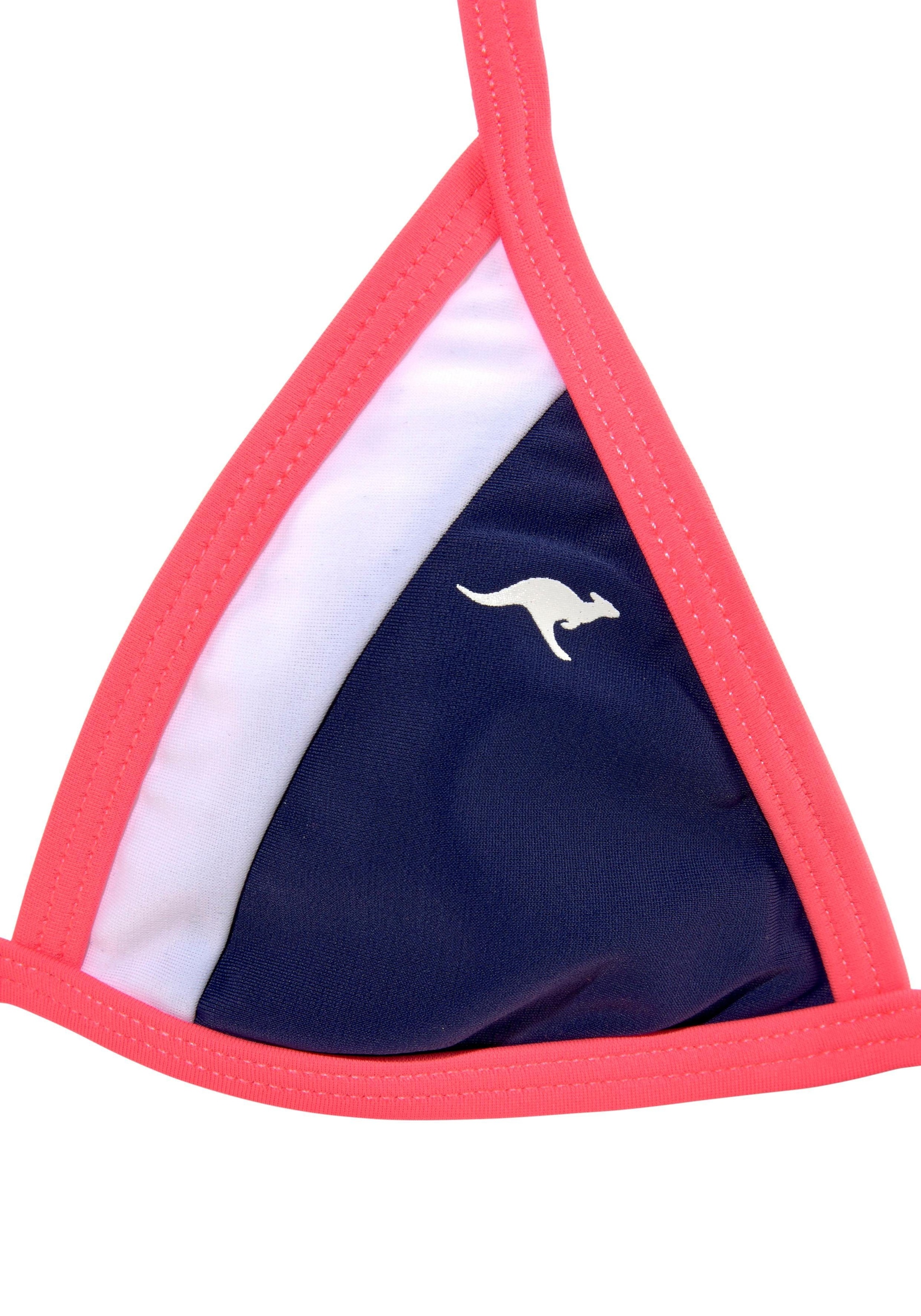 KangaROOS Triangel-Bikini »Energy Kids«, im coolen Colorblocking-Design