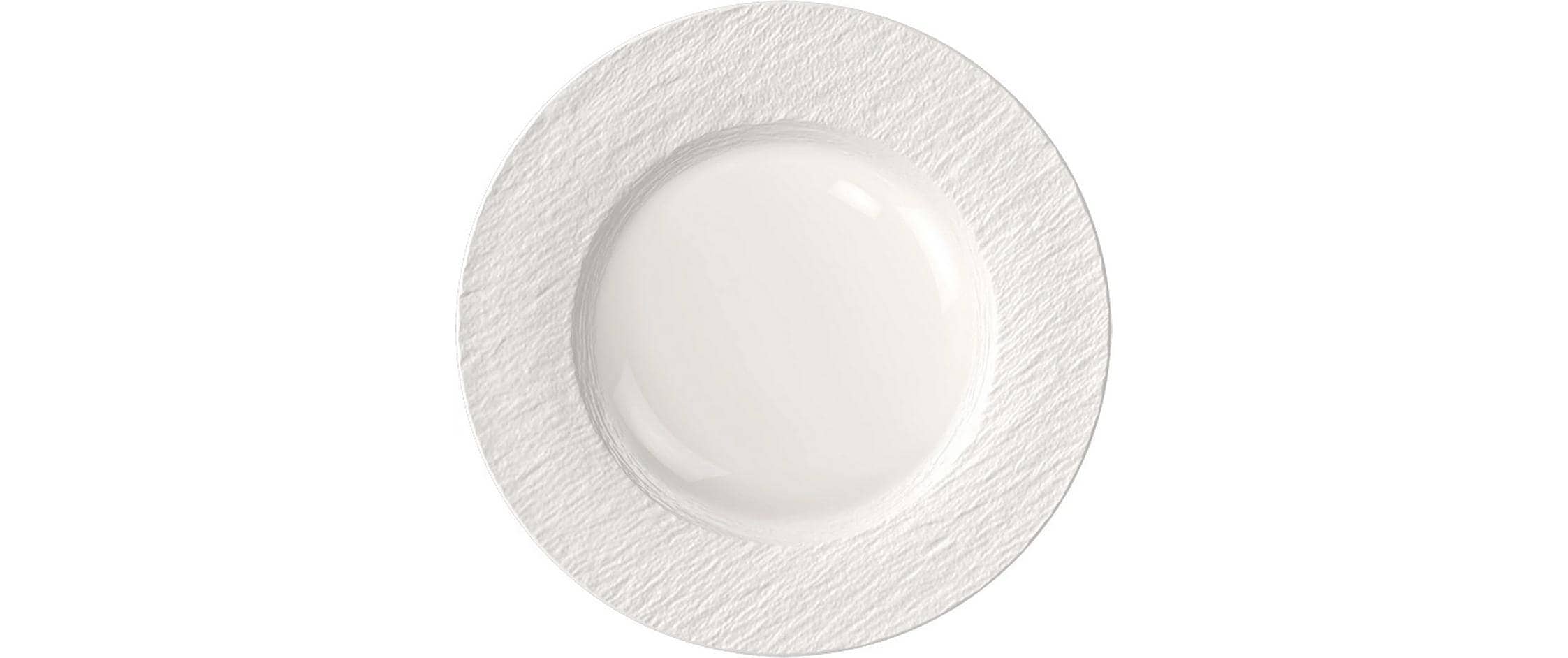 Villeroy & Boch Assiette plate »Manufacture Ice 6 Stück« Moderner Speiseteller aus Premium-Porzellan