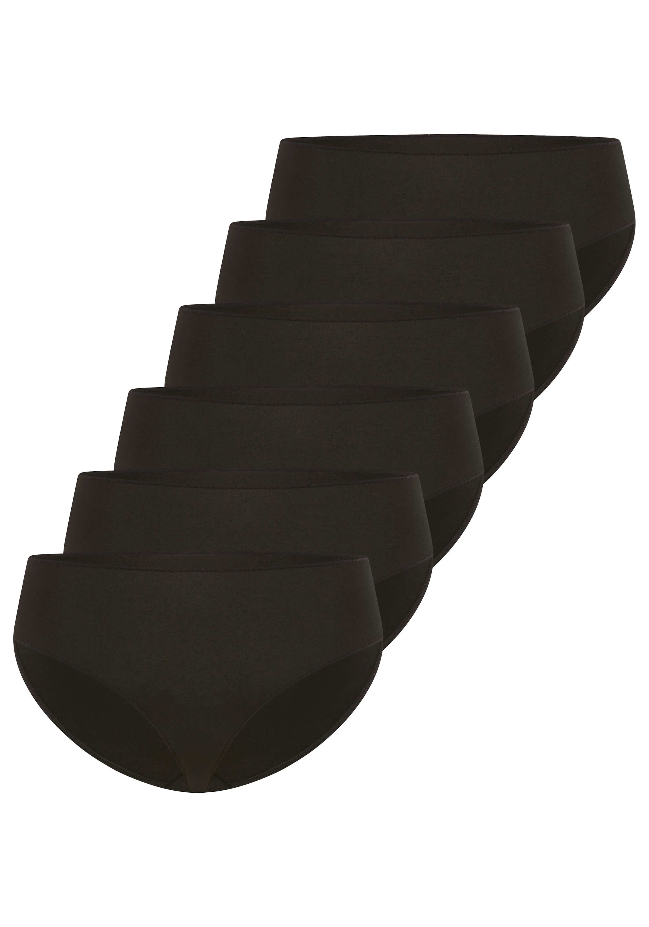 Image of YSABEL MORA Midislip "BASIC COLLECTION COTTON" 6er Pack, mit hauchzarten Materialien gefertigt