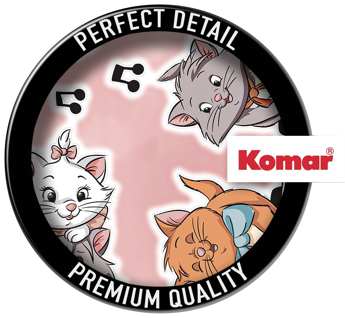 Komar Wandtattoo »Aristocats Kittens - Grösse 50 x 70 cm«, (7 St.), selbstklebend, Wandsticker, Kinderzimmer