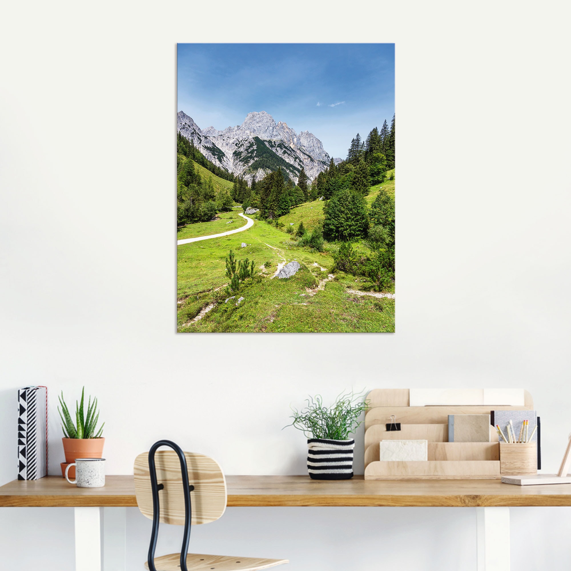 Artland Wandbild »Bindalm im Berchtesgadener Land Bayern«, Berge & Alpenbilder, (1 St.), als Alubild, Outdoorbild, Poster, Wandaufkleber in verschied. Grössen