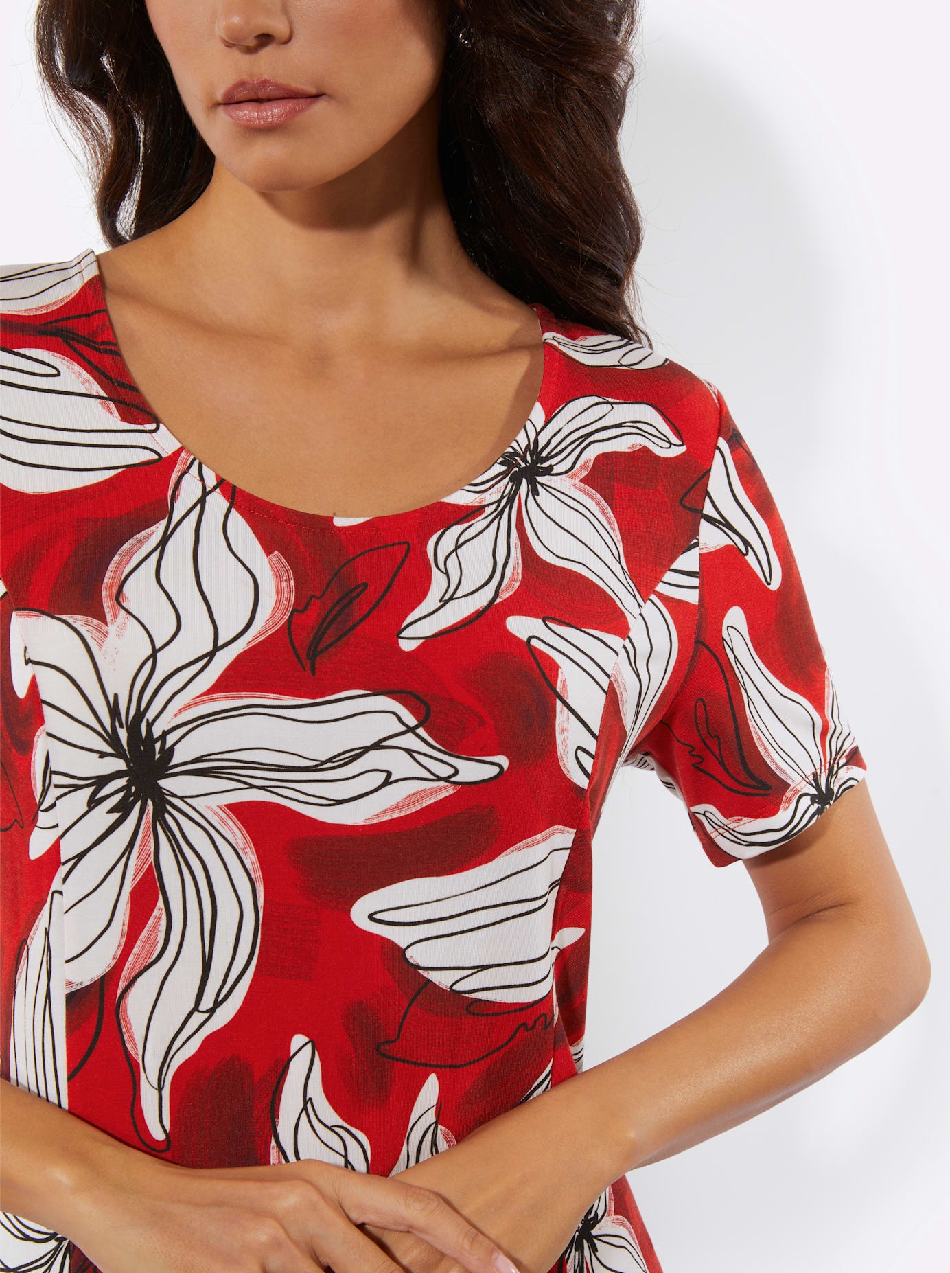 creation L Robe en jersey »Lyocell-Kleid«