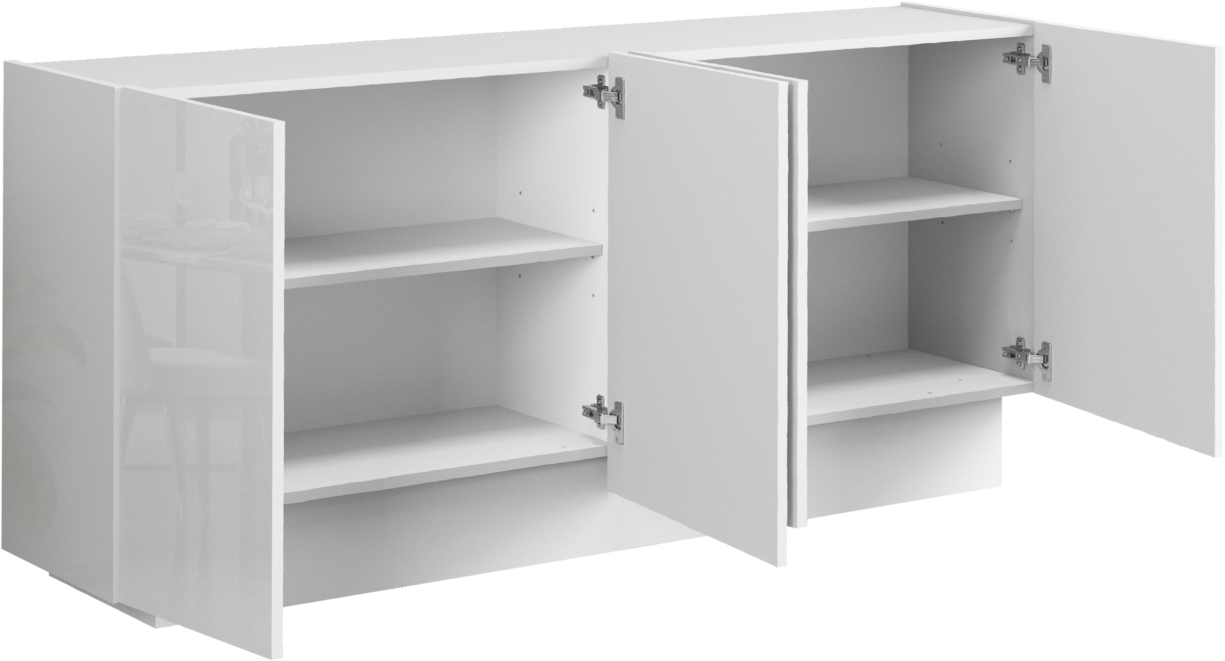 INOSIGN Sideboard »VELA, Sideboard, Breite 160 cm, Design mit schrägen Türen« 1 Stk. tlg. Made in Italy, Masse-B/T/H: 160x35x75,Sideboard, Anrichte, Kommode