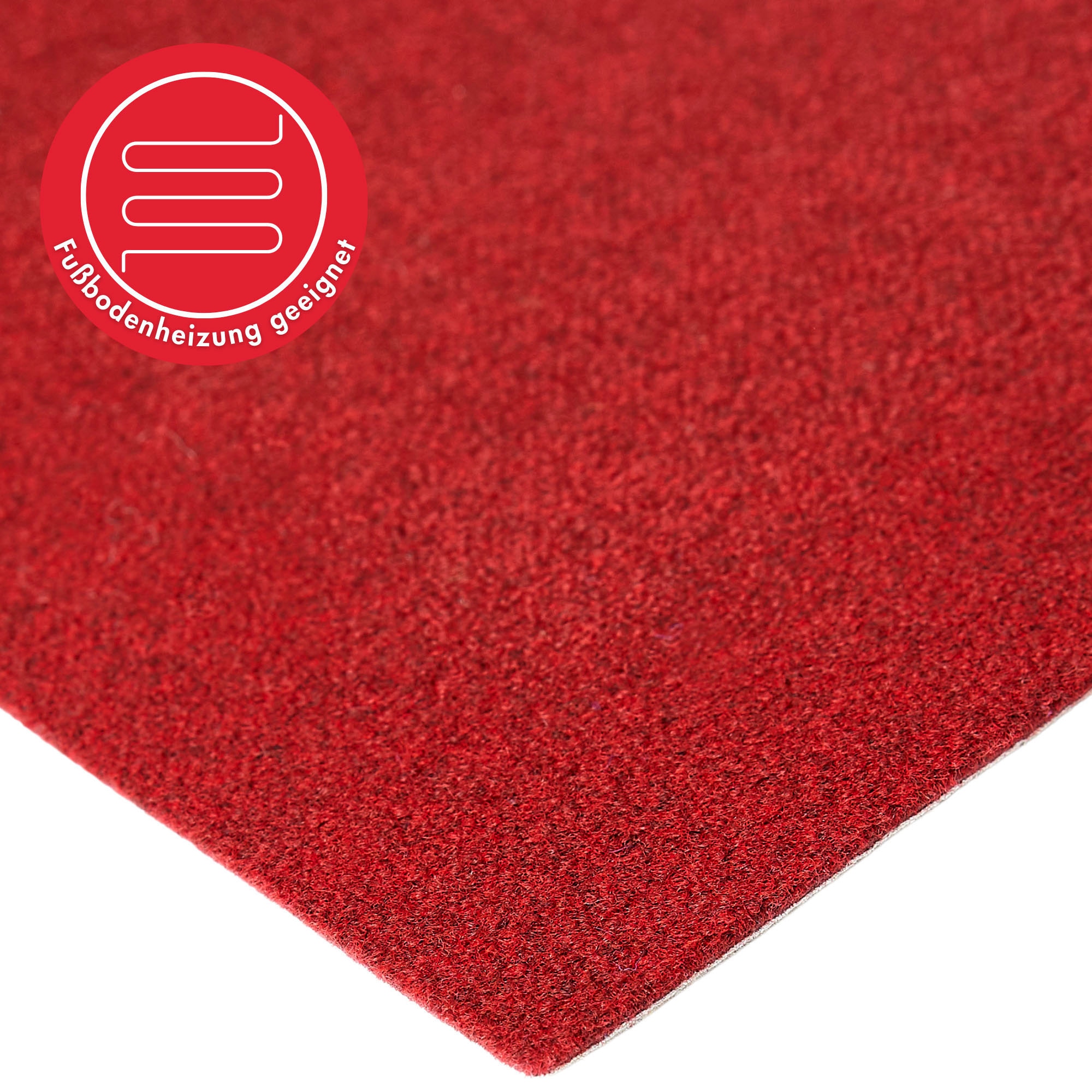 Andiamo Teppichboden »Sina, Velours, Made in Belgium«, rechteckig, 6 mm Höhe, Uni Farben, Breite 400 cm, strapazierfähig, pflegeleicht, Wohnzimmer