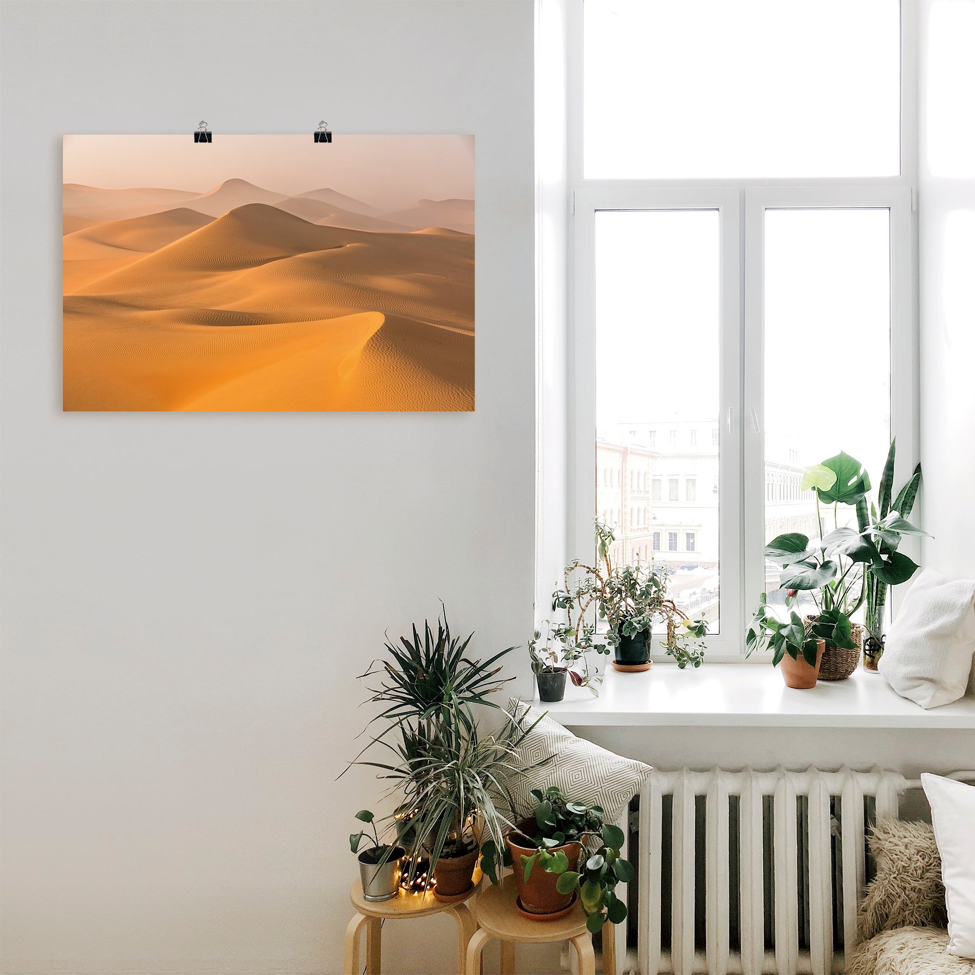 Artland Wandbild »Nebel in der Rub al Khali Wüste«, Wüstenbilder, (1 St.),  als Alubild, Leinwandbild, Wandaufkleber oder Poster in versch. Grössen  kaufen