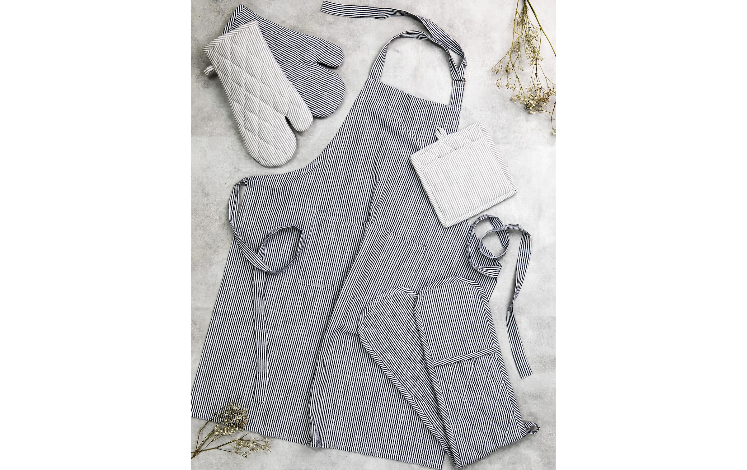 Ladelle Tablier de cuisine »Lina Stripe 70 x 90 cm« 1 cuis tlg.