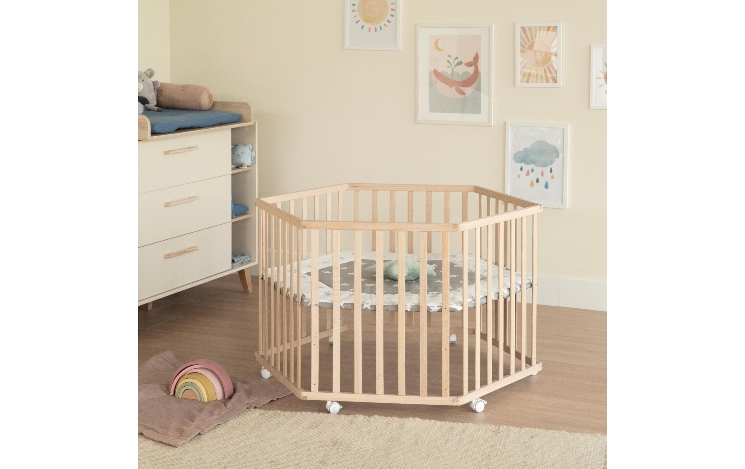 roba® Parc pour bébé »Little Stars«