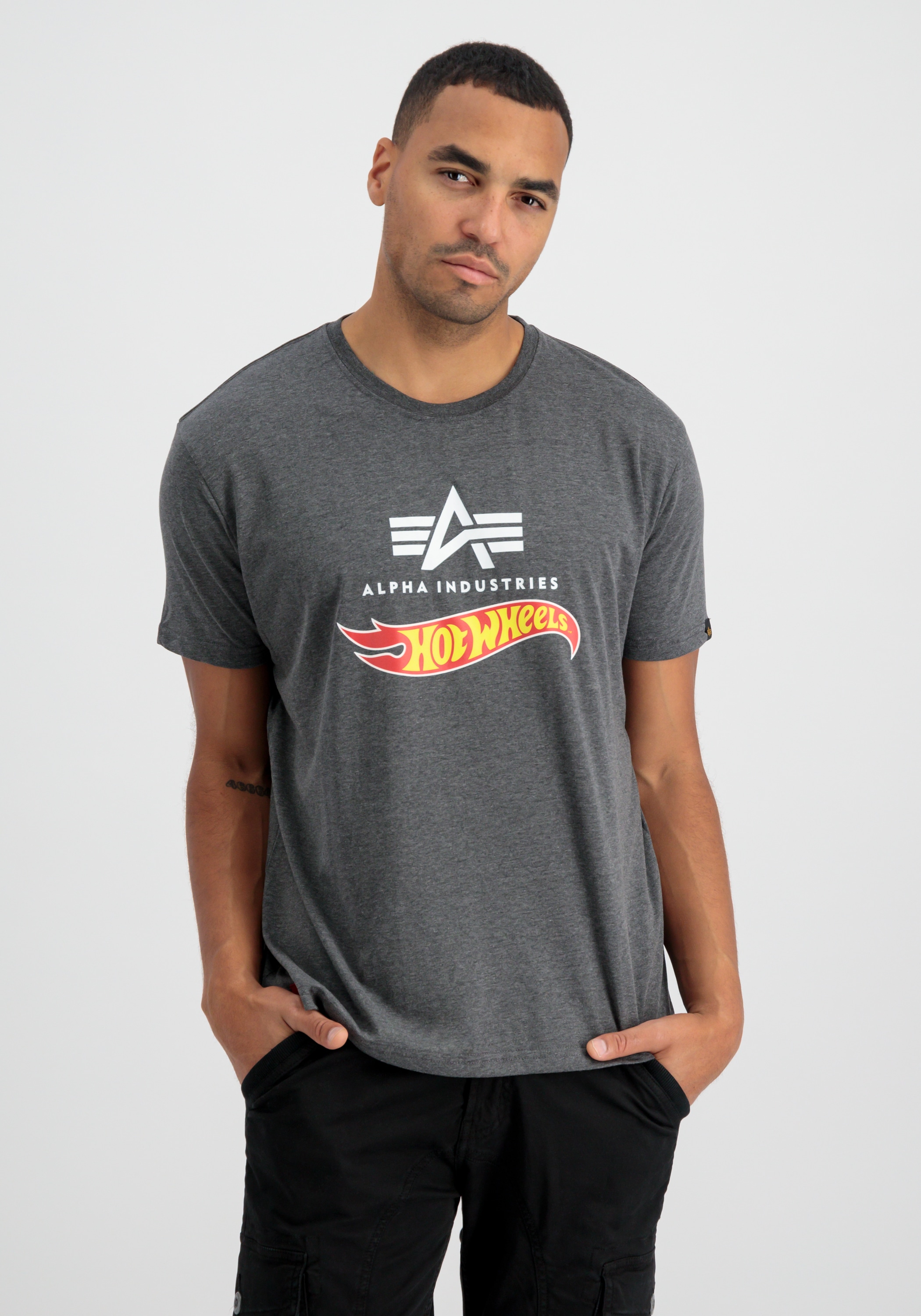 Longsleeve »Alpha Industries Men - T-Shirts Hot Wheels Flag T«