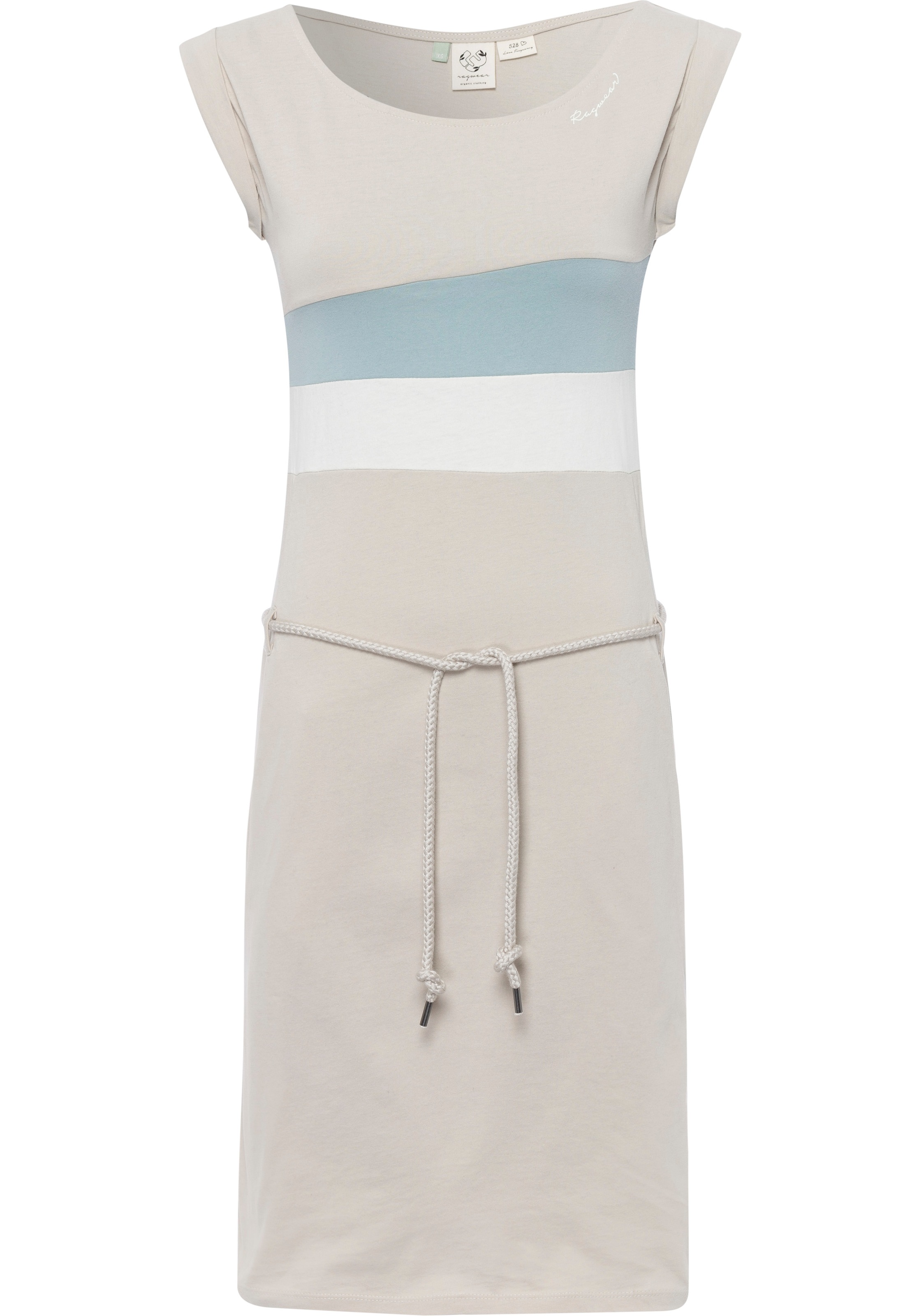 Image of Ragwear Jerseykleid »TARAYA ORGANIC«, (2 tlg., mit Bindegürtel), im Color-Blocking Design bei Ackermann Versand Schweiz