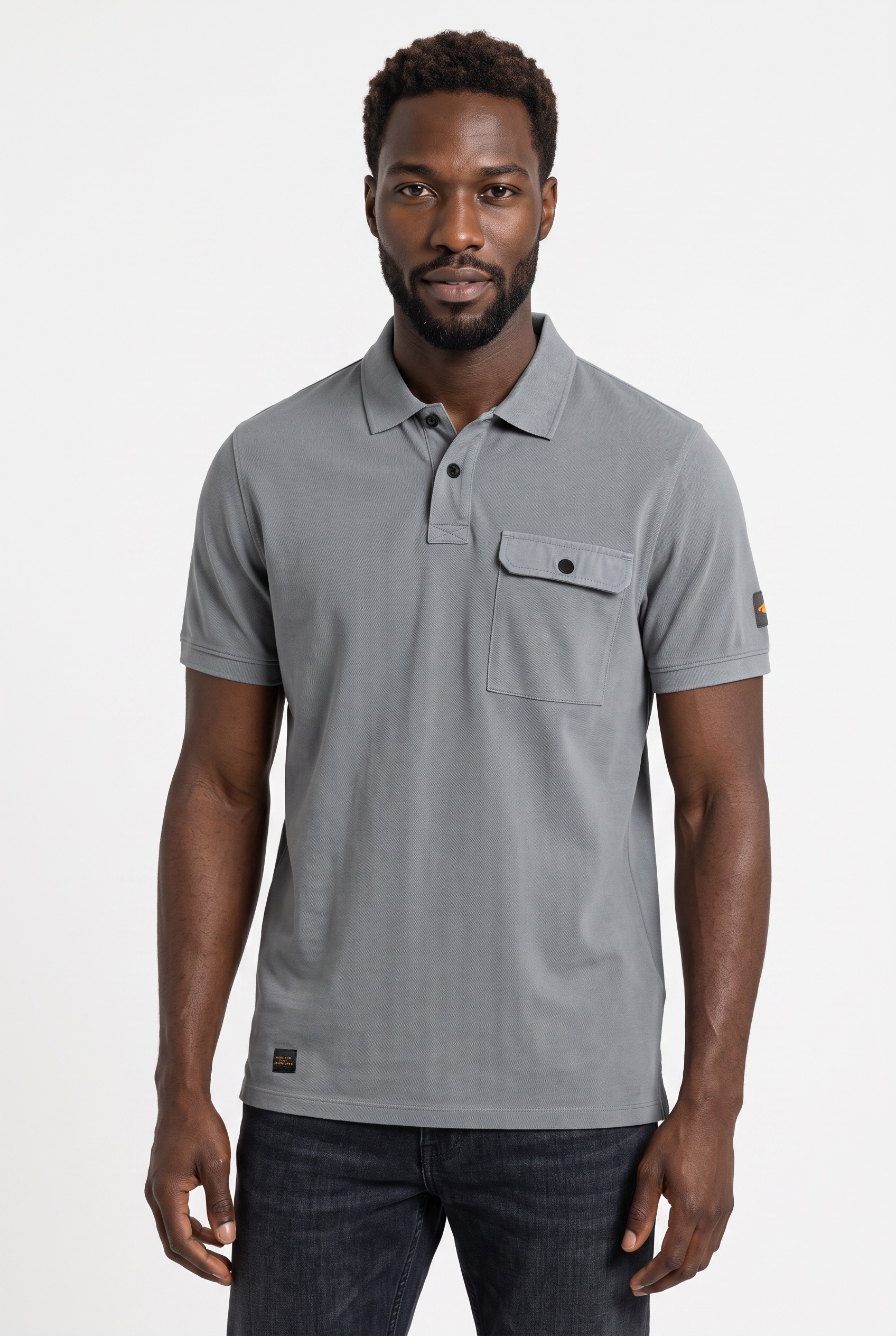 camel active Poloshirt mit Brusttasche