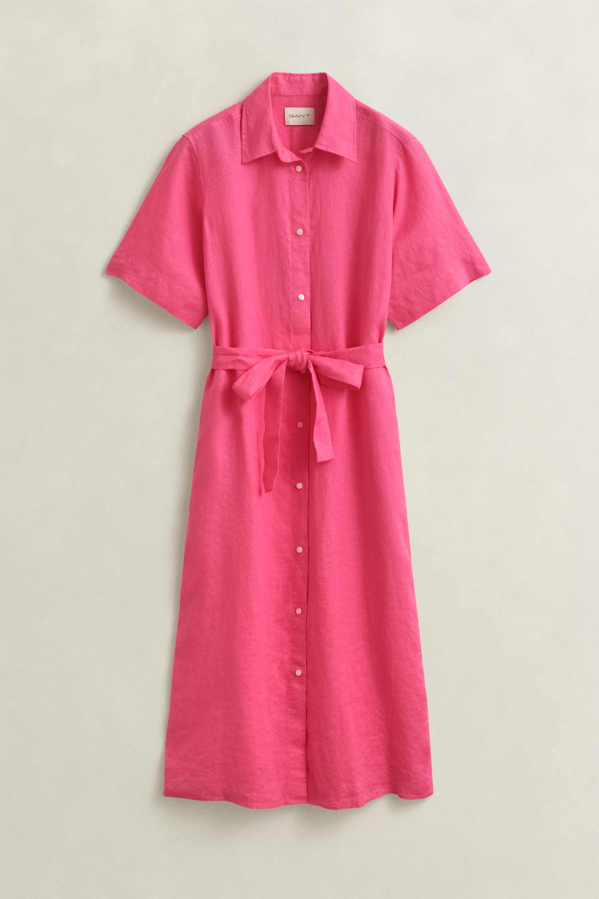 Gant Robe chemisier »LINEN« Sans poche Regular fit mit Bindegürtel