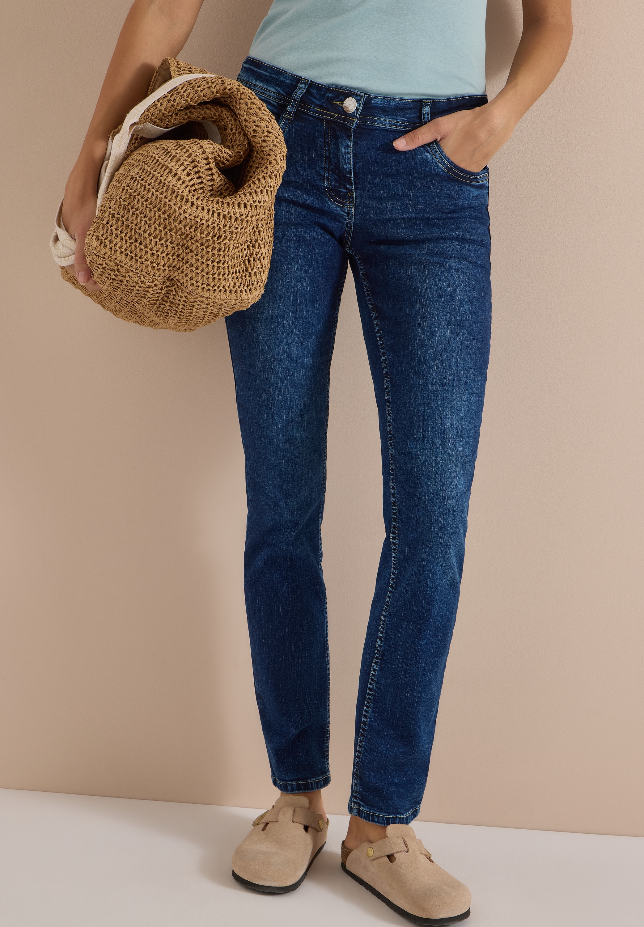 Cecil Straight-Jeans »Style Scarlett« mit Stretch