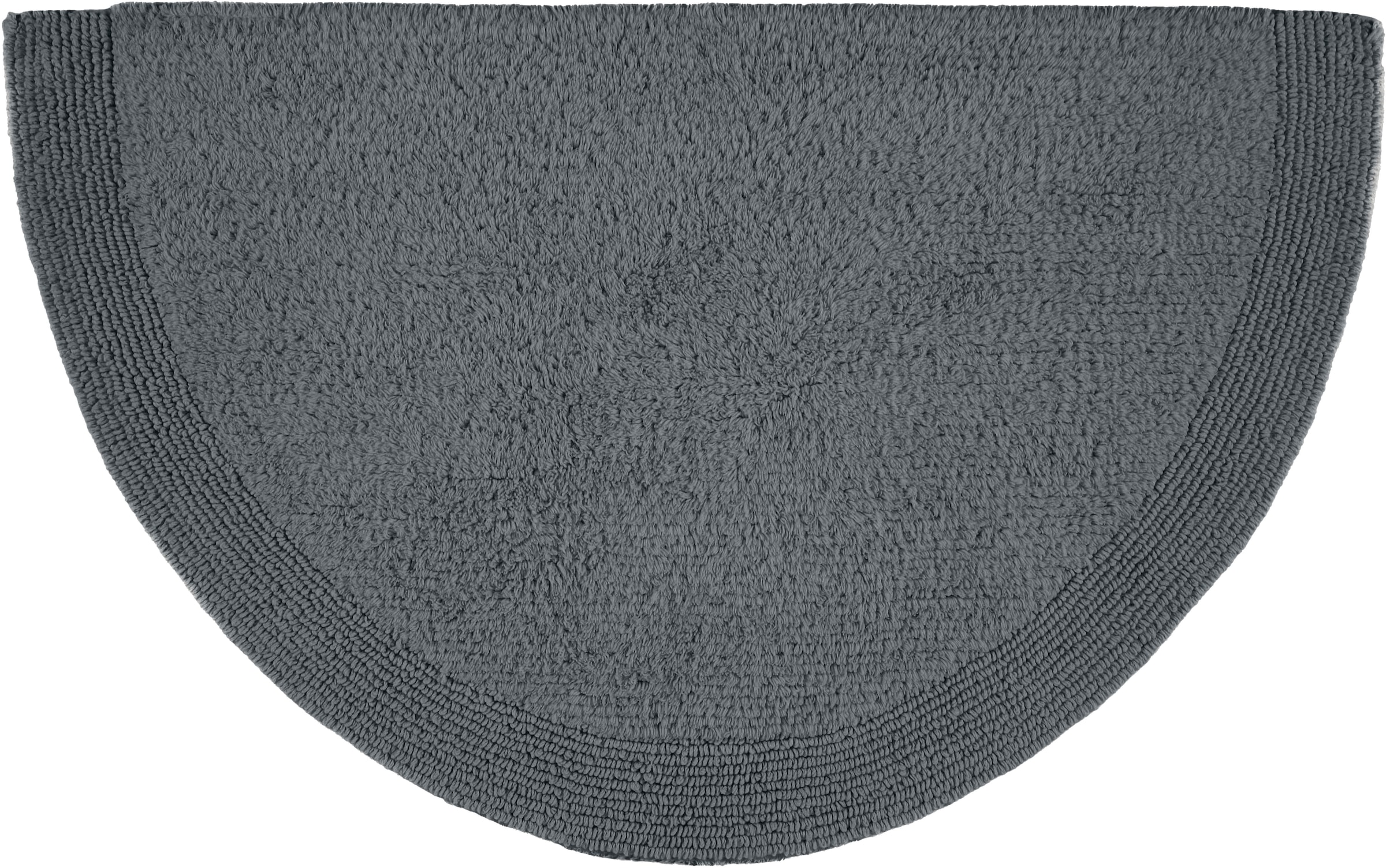 GOODproduct Badematte »Kapra, Badvorleger, Badezimmer Teppich« Höhe 14 mm beidseitig nutzbar | fussbodenheizungsgeeignet | strapazierfähig mit Bordüre, Badteppich, Badematte, Baumwolle